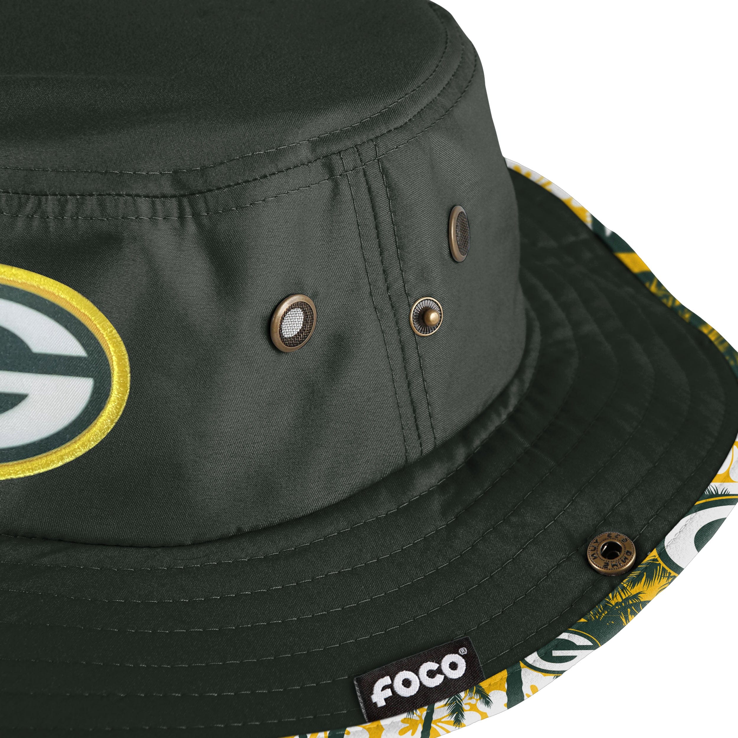 Green Bay Packers NFL Solid Hybrid Boonie Hat - Image 4
