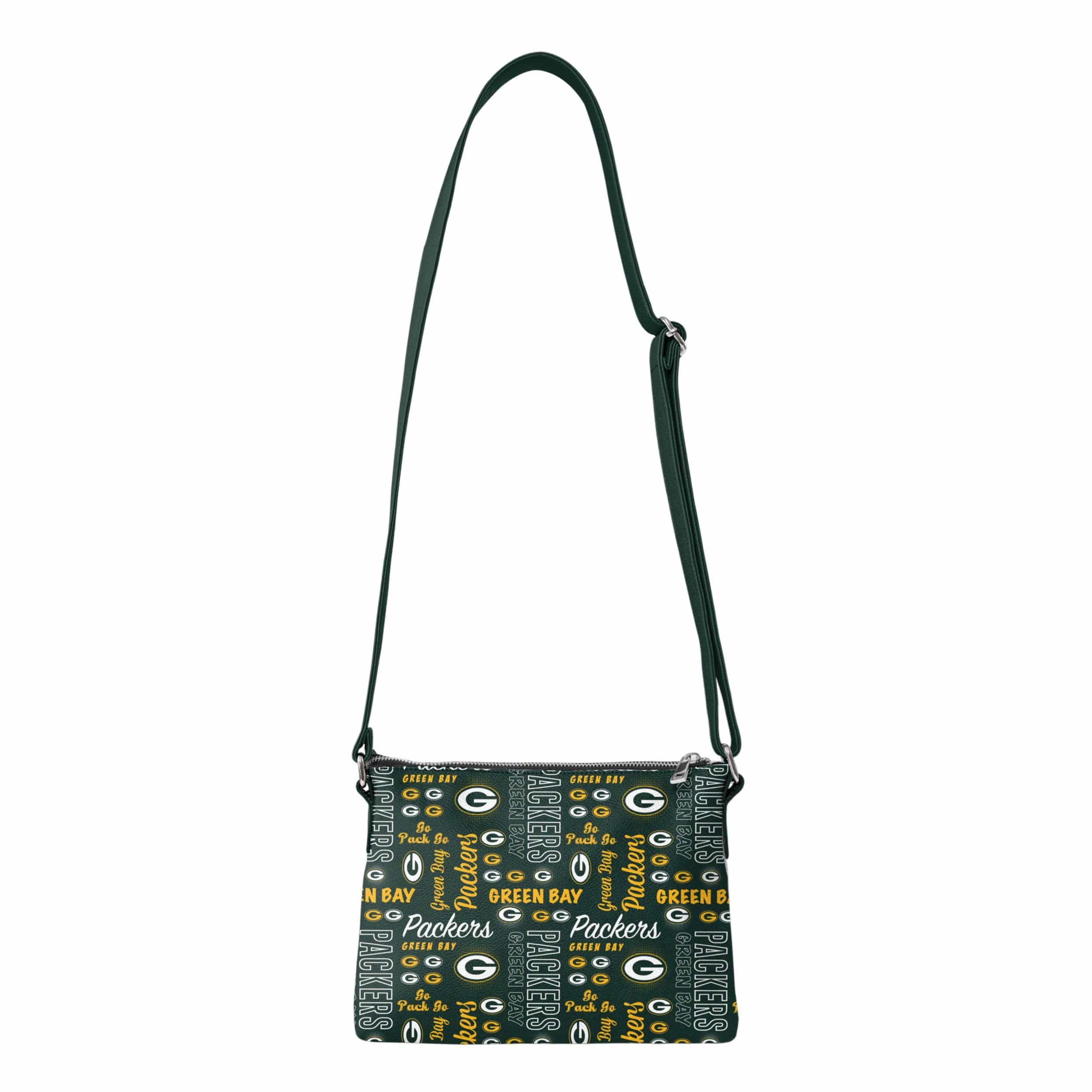 Green Bay Packers NFL Spirited Style Printed Collection Foldover Tote Bag - Image 5