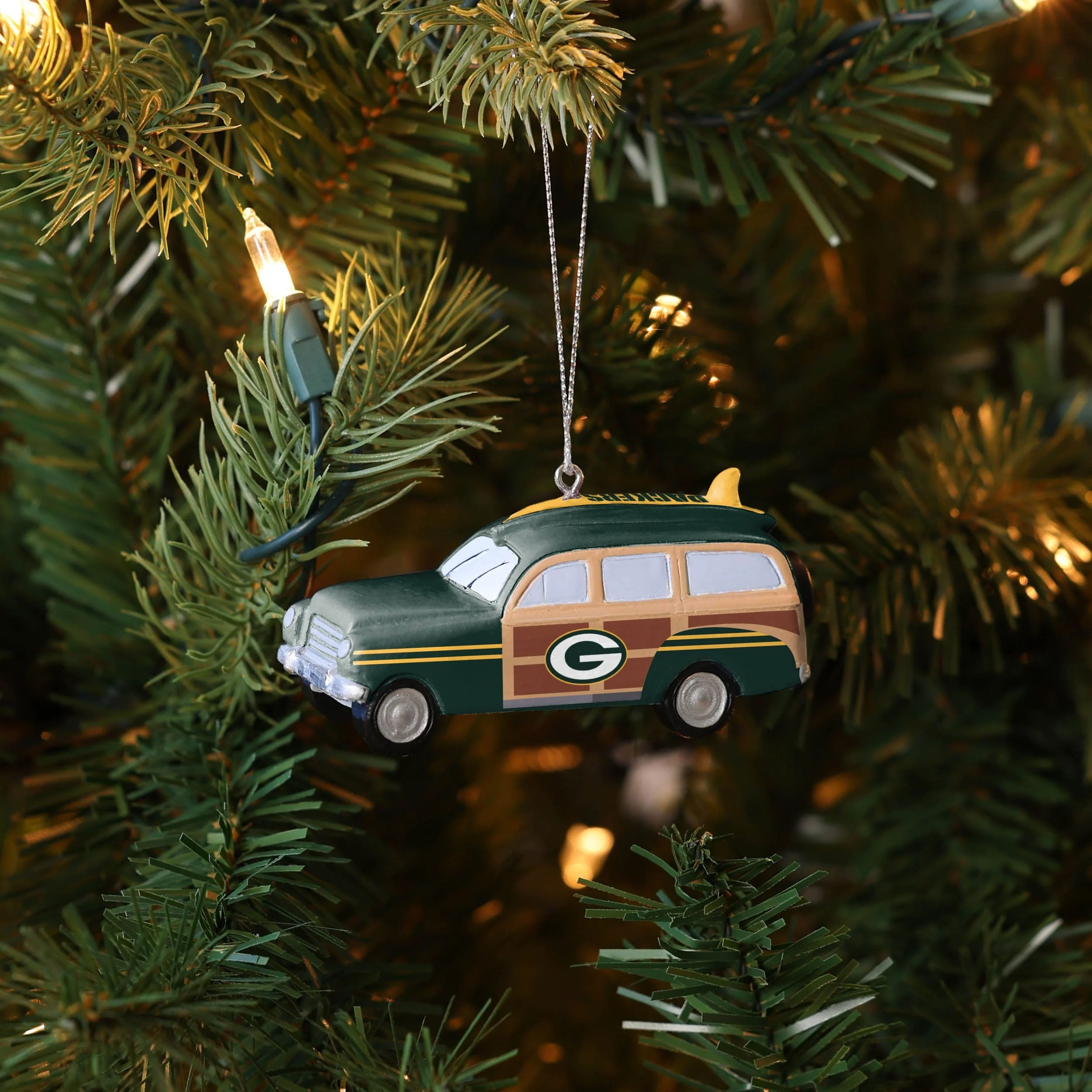Green Bay Packers NFL Station Wagon Ornament - Image 4