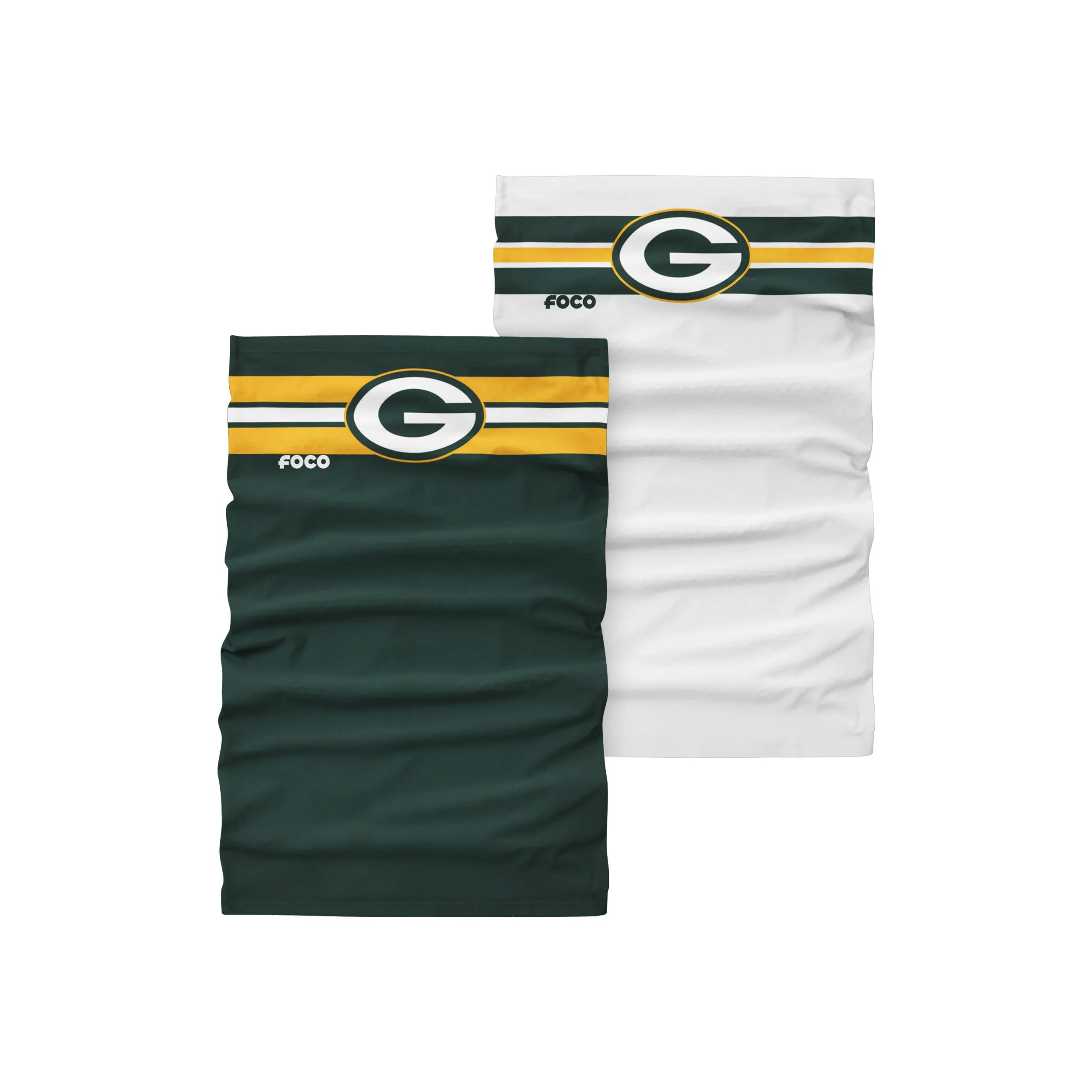 Green Bay Packers NFL Stitched 2 Pack Gaiter Scarf - Image 2