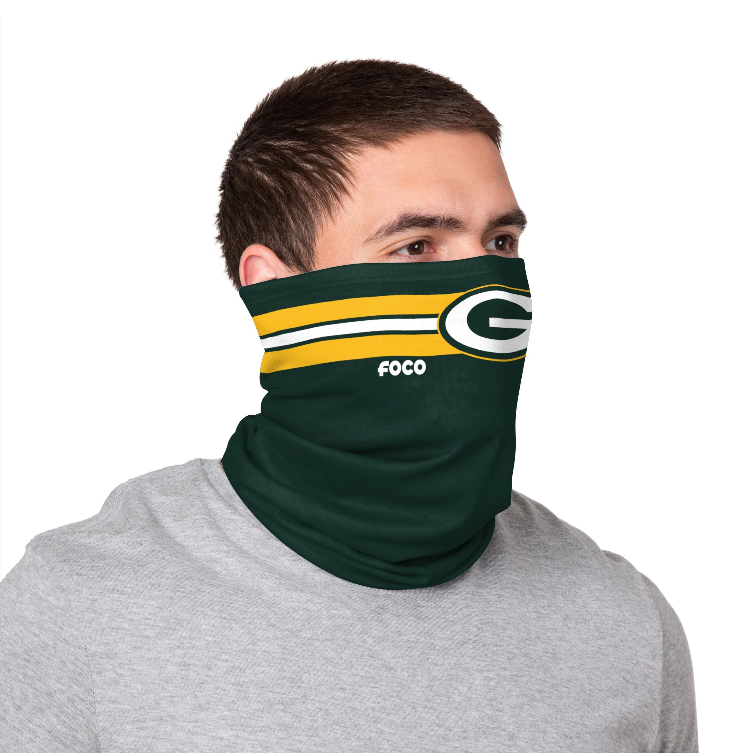 Green Bay Packers NFL Stitched 2 Pack Gaiter Scarf - Image 3
