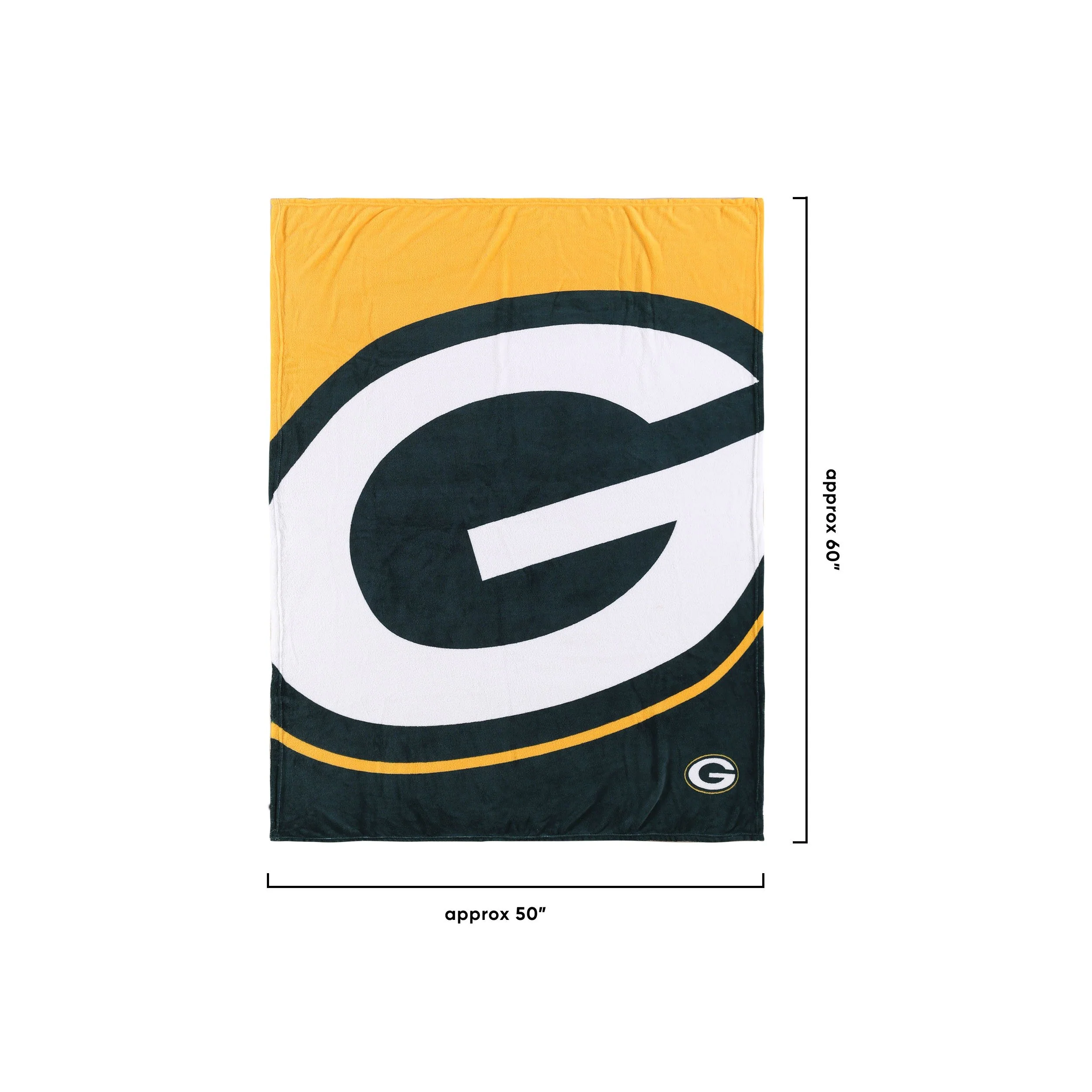 Green Bay Packers NFL Supreme Slumber Plush Throw Blanket - Image 3