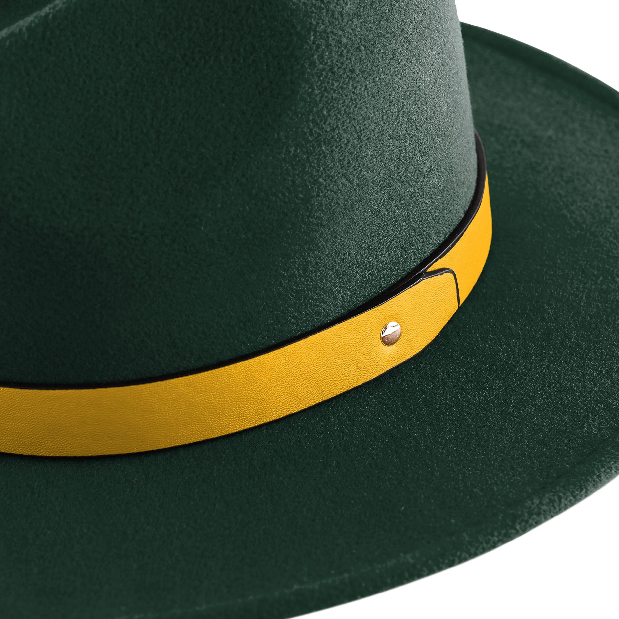 Green Bay Packers NFL Team Color Fedora - Image 4