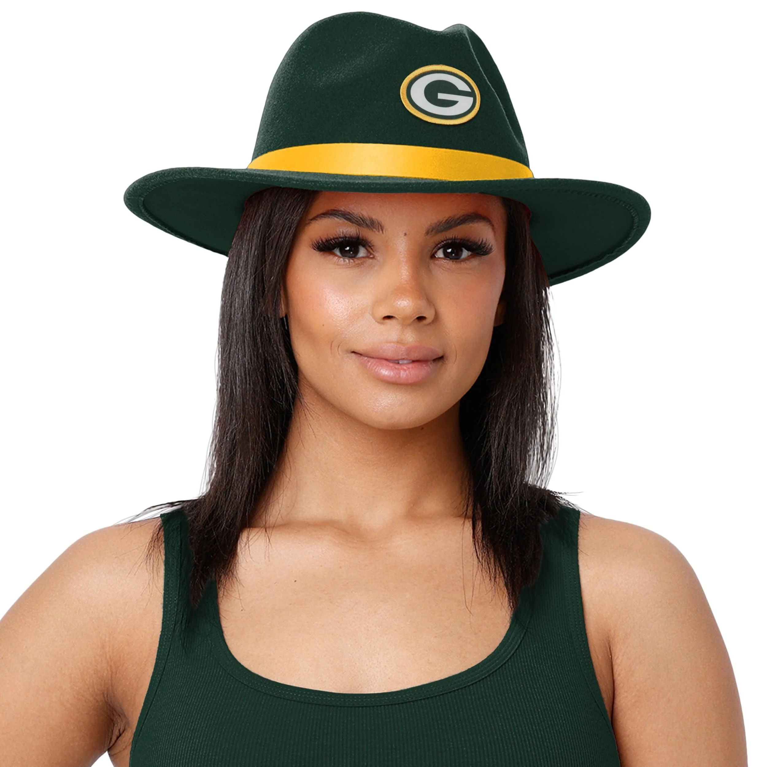 Green Bay Packers NFL Team Color Fedora - Image 5