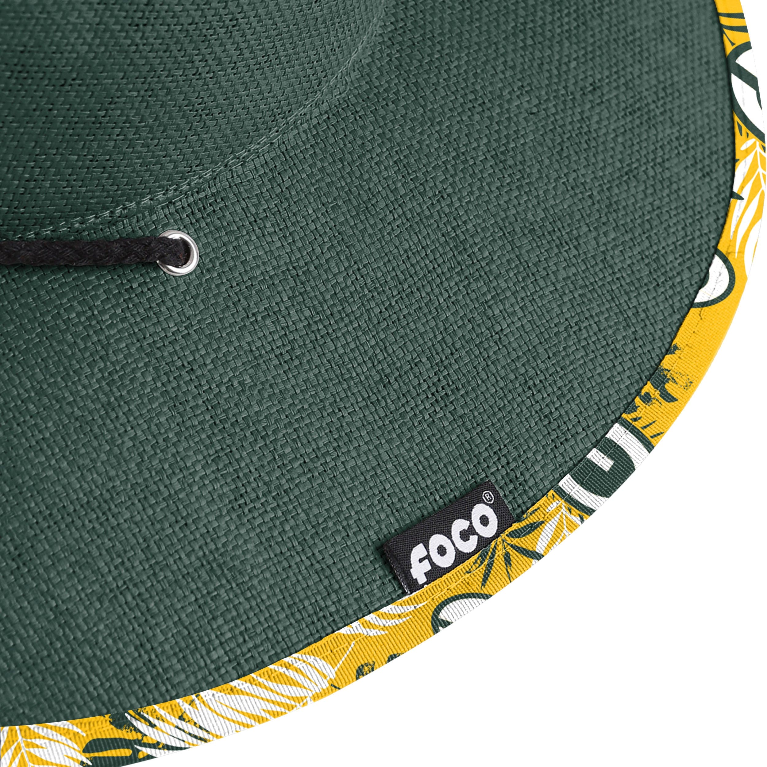 Green Bay Packers NFL Team Color Straw Hat - Image 7