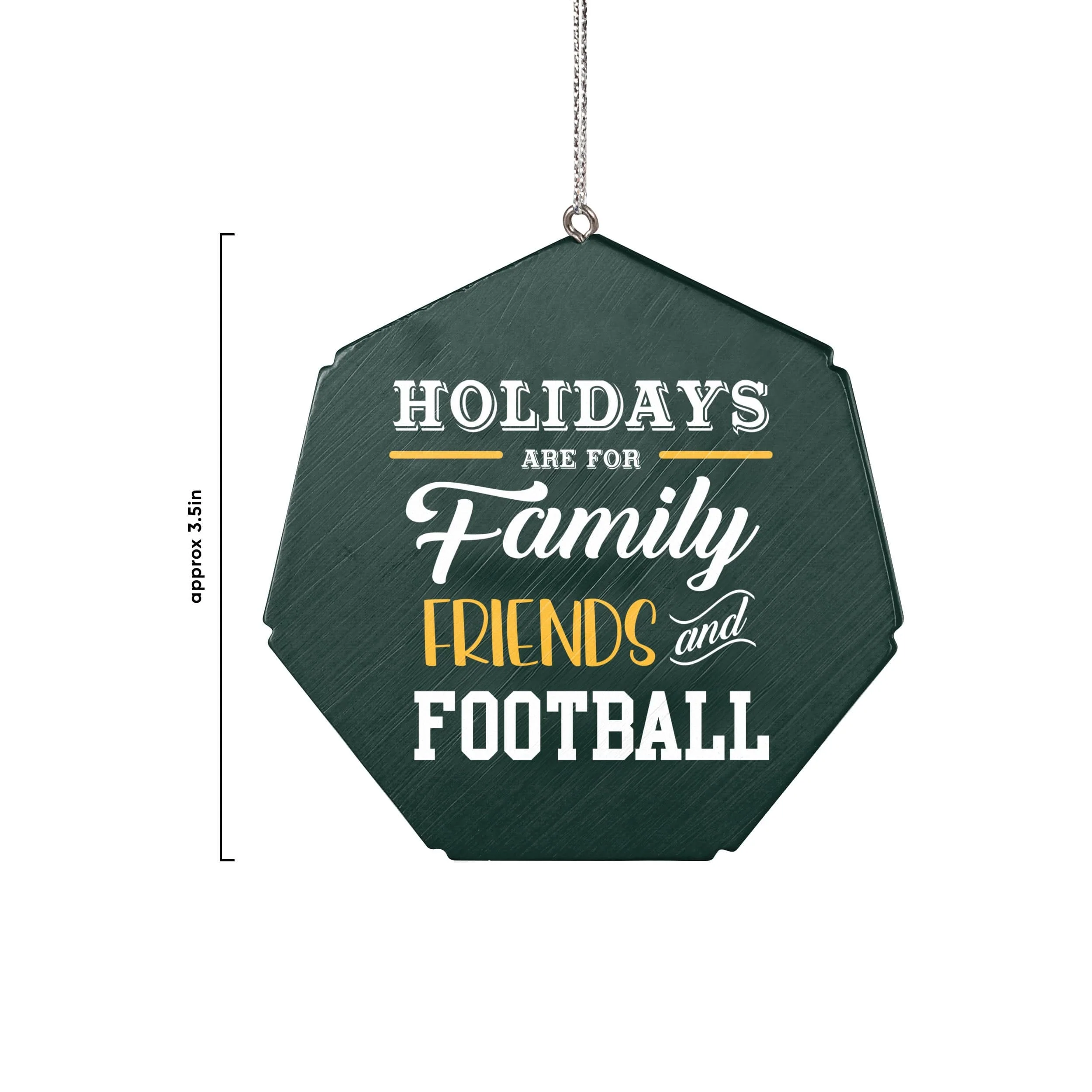 Green Bay Packers NFL Team Wheel Ornament - Image 2