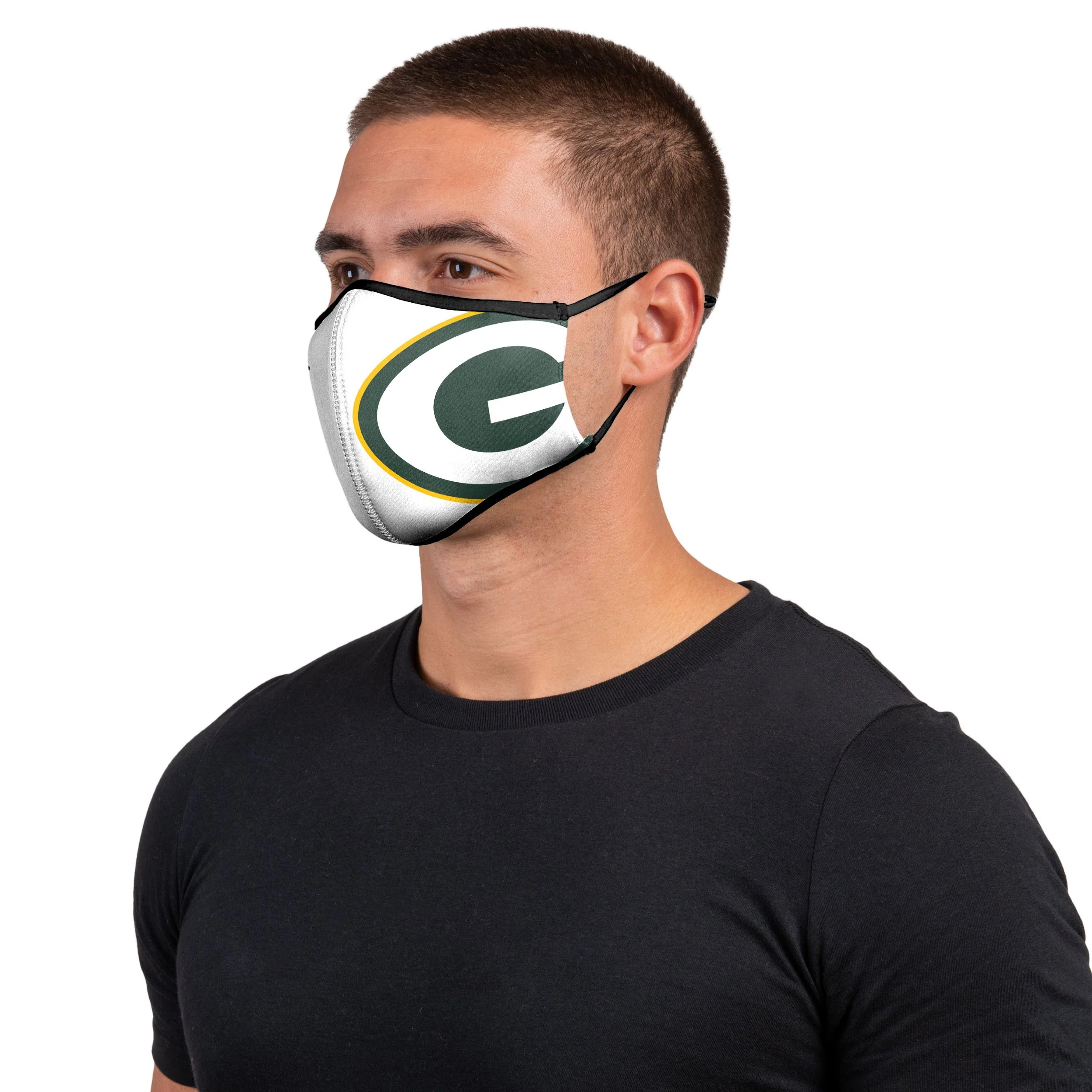 Green Bay Packers NFL Thematic Sport 3 Pack Face Cover - Image 2