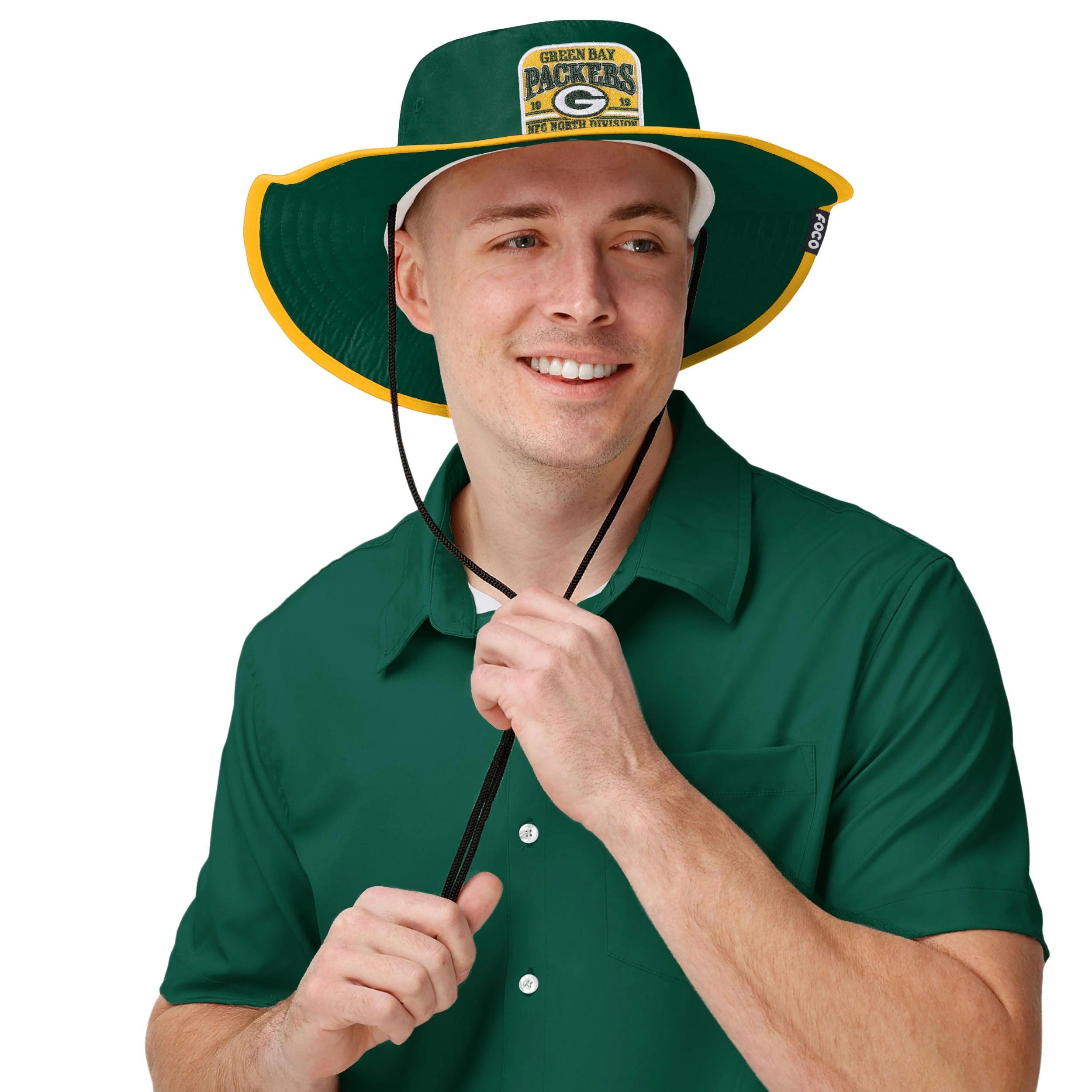Green Bay Packers NFL Truckstop Patch Boonie Hat - Image 3