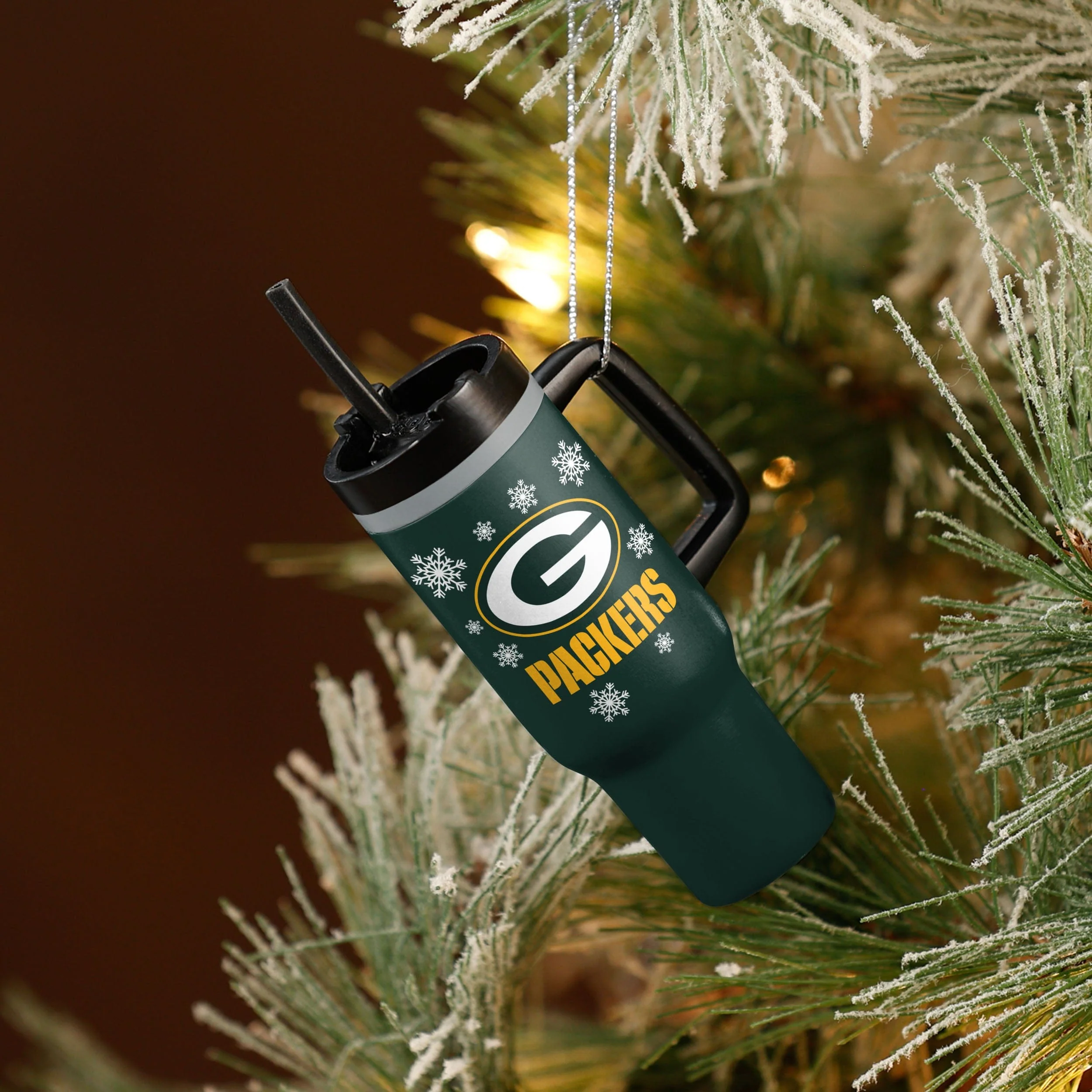 Green Bay Packers NFL Tumbler Ornament - Image 3