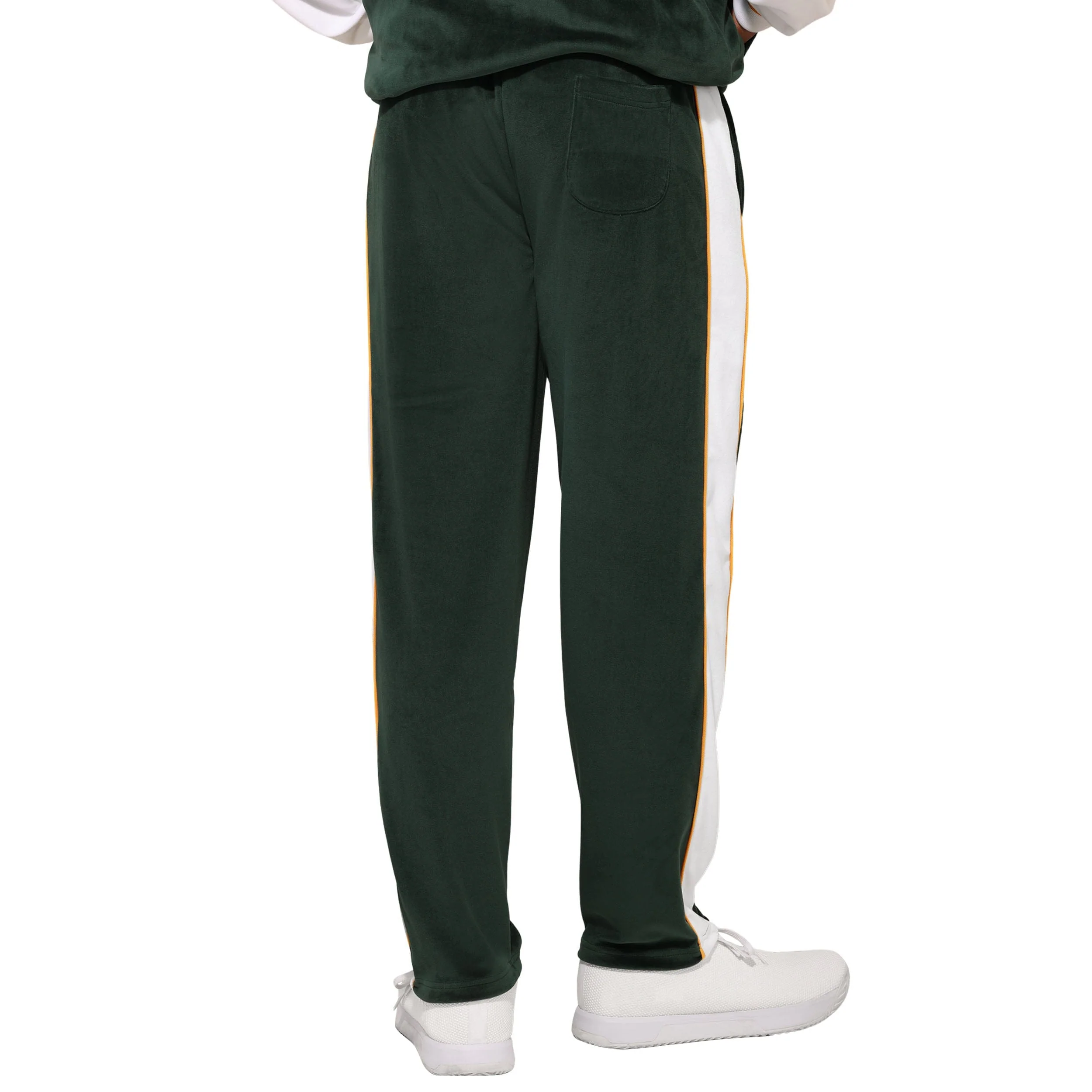Green Bay Packers NFL Two Tone Velour Pants - Image 2