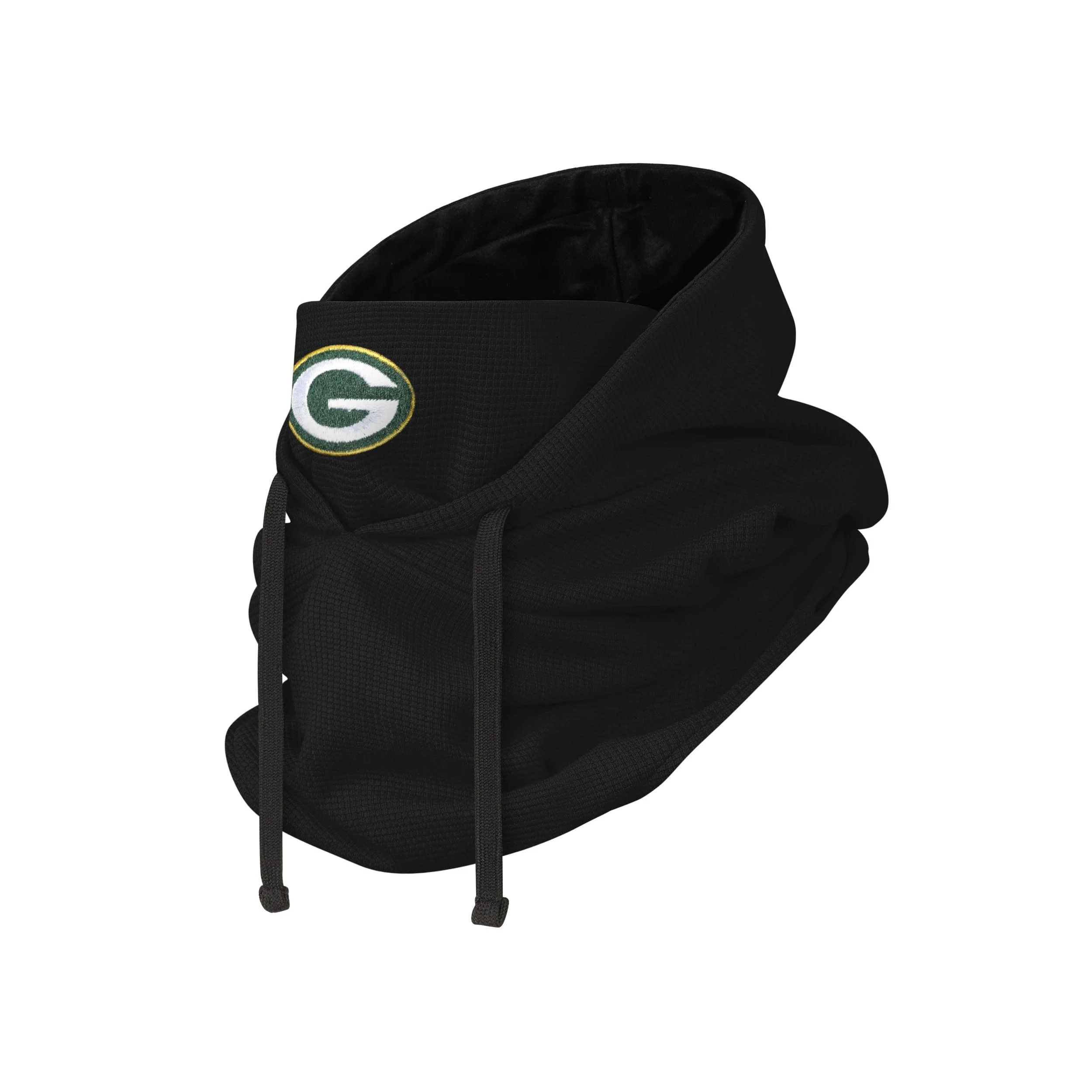 Green Bay Packers NFL Waffle Drawstring Hooded Gaiter - Image 2