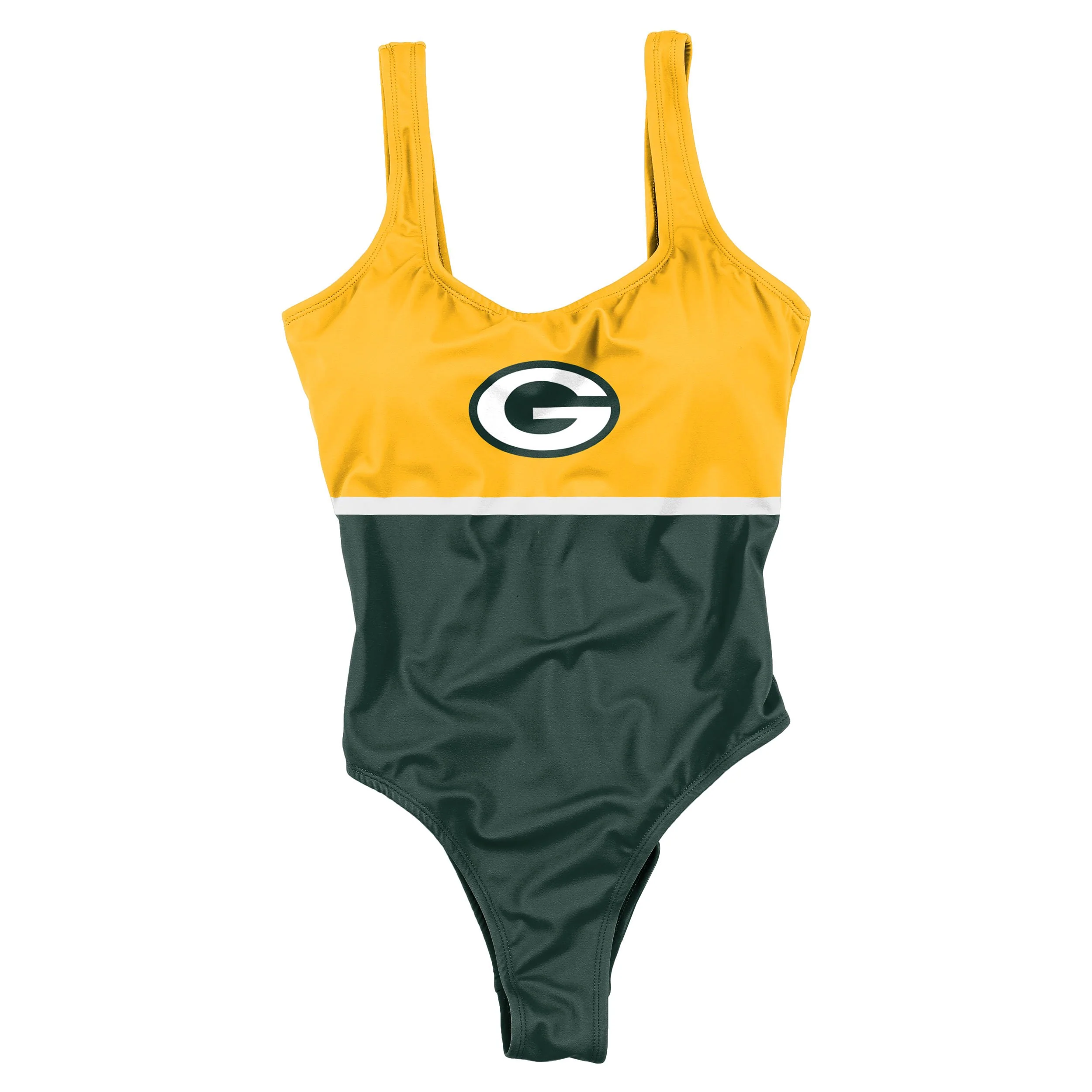 Green Bay Packers NFL Womens Beach Day One Piece Bathing Suit - Image 3