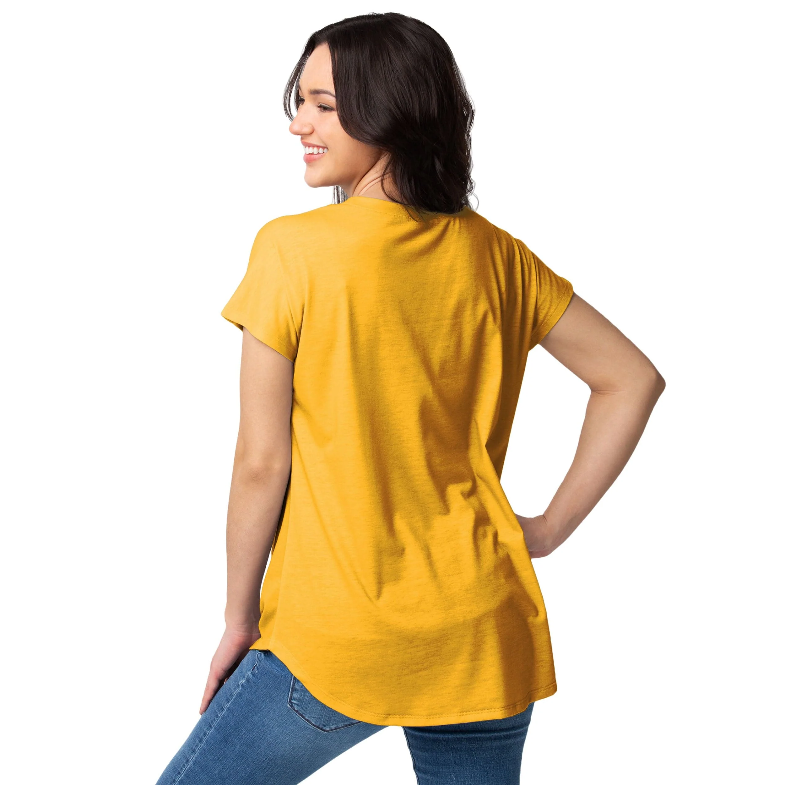 Green Bay Packers NFL Womens Big Logo Tunic Top - Image 2