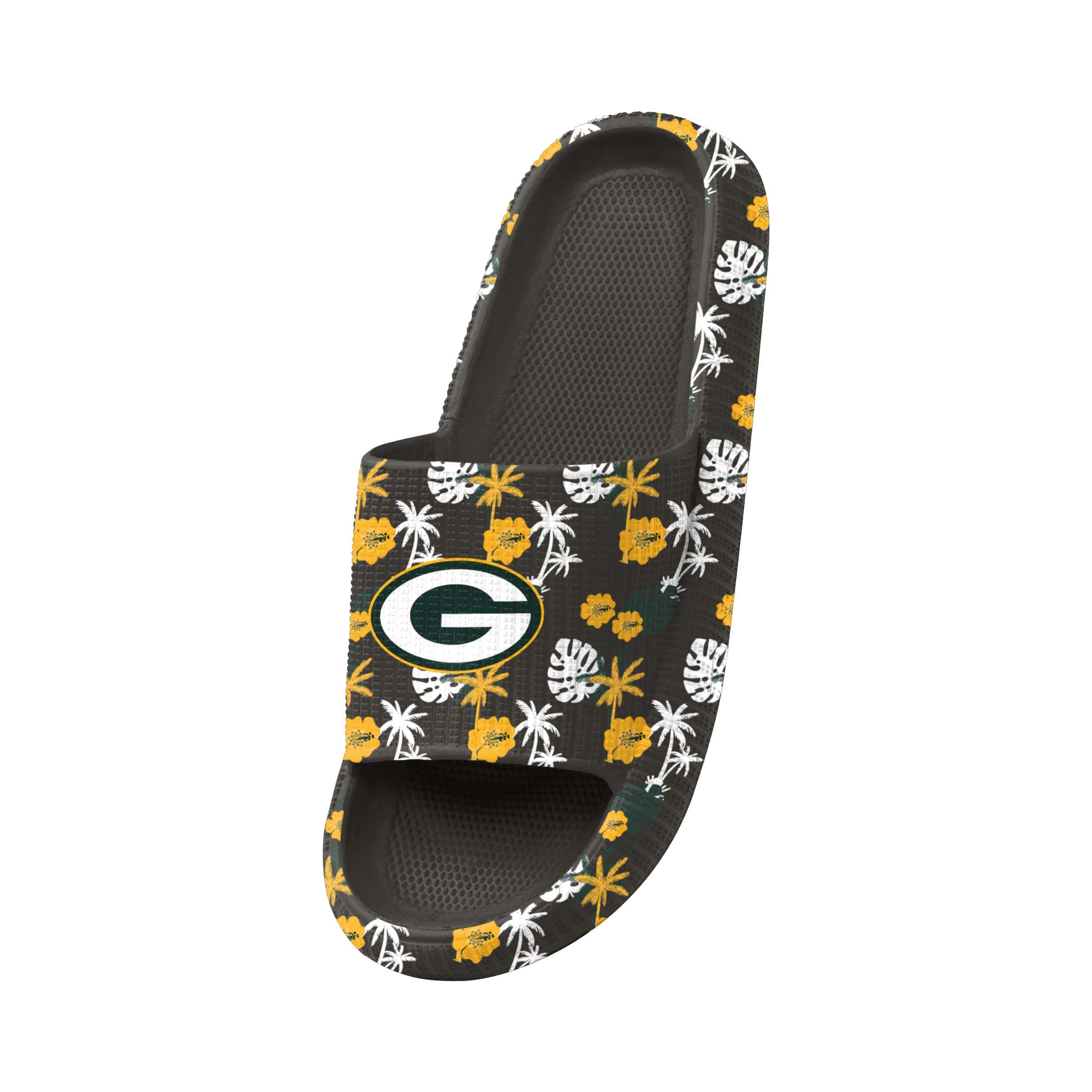 Green Bay Packers NFL Womens Floral Pillow Slide - Image 3