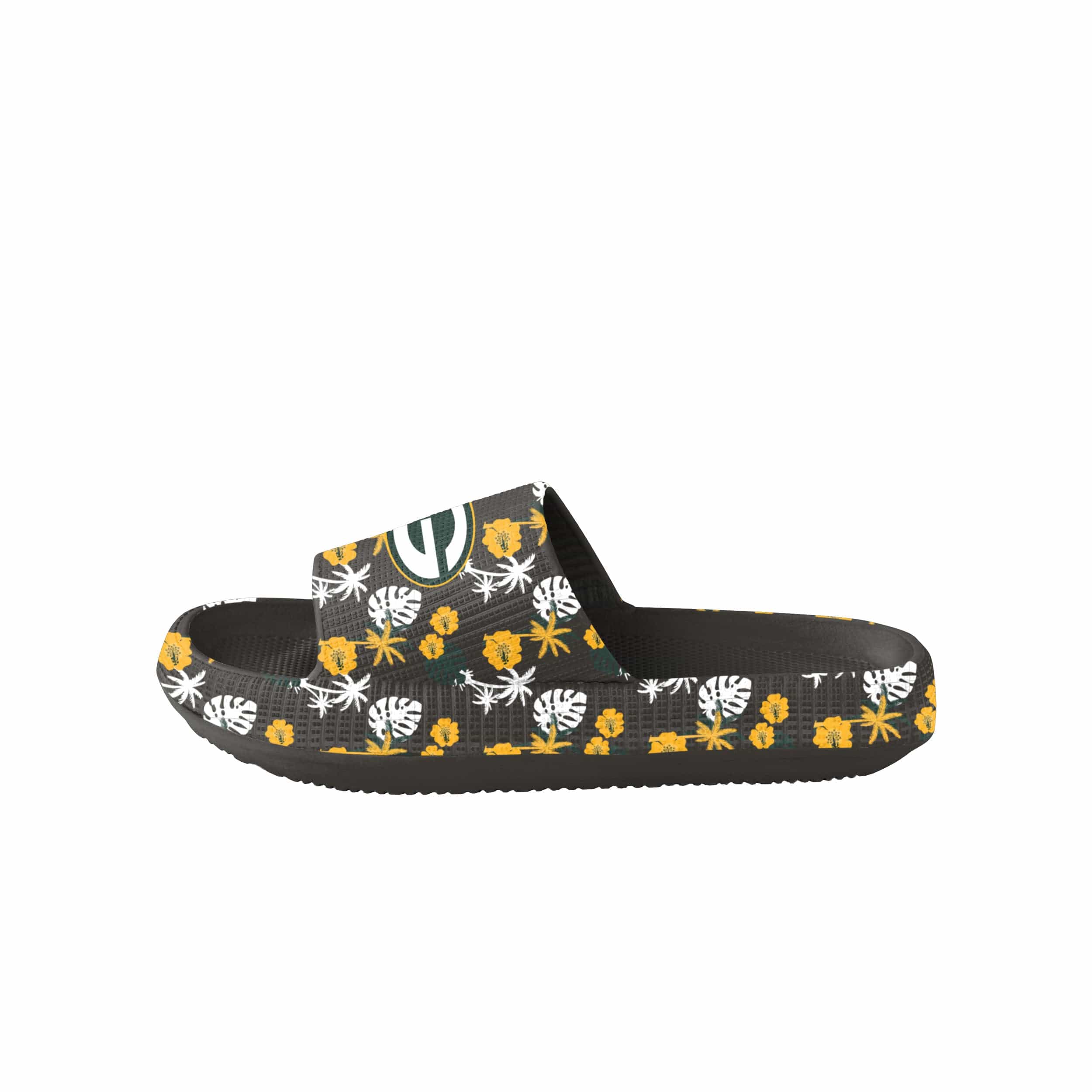 Green Bay Packers NFL Womens Floral Pillow Slide - Image 4