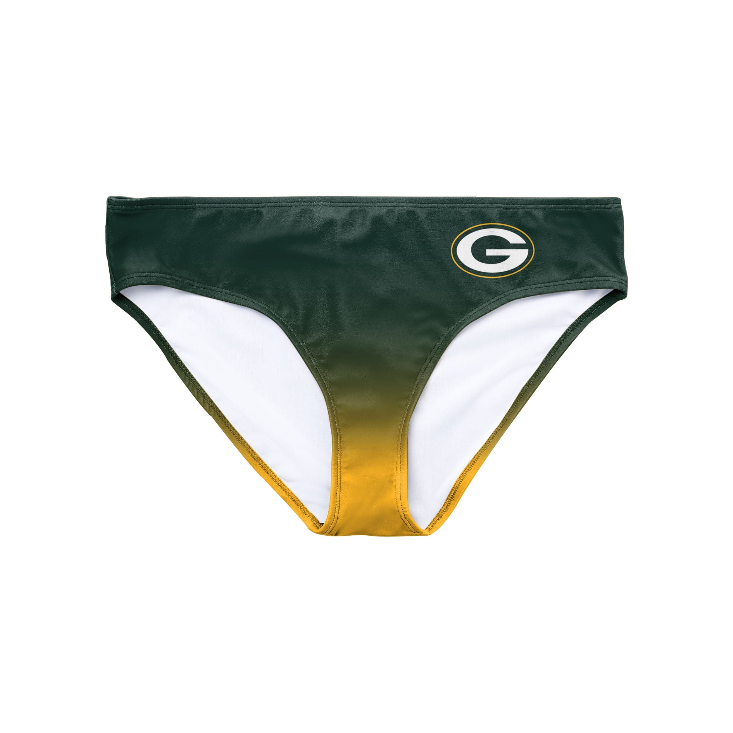 Green Bay Packers NFL Womens Gametime Gradient Bikini Bottom - Image 2