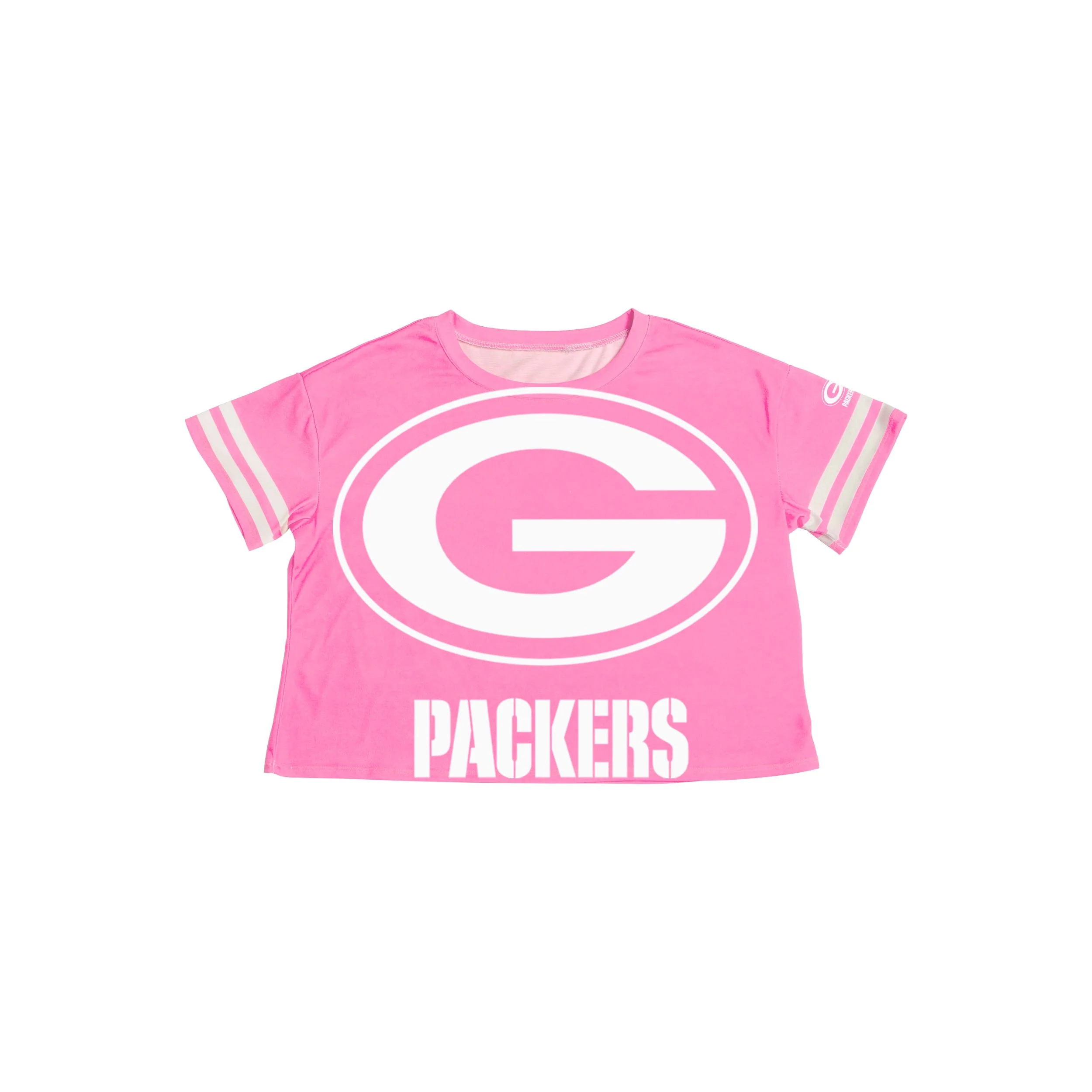 Green Bay Packers NFL Womens Highlights Crop Top - Image 4