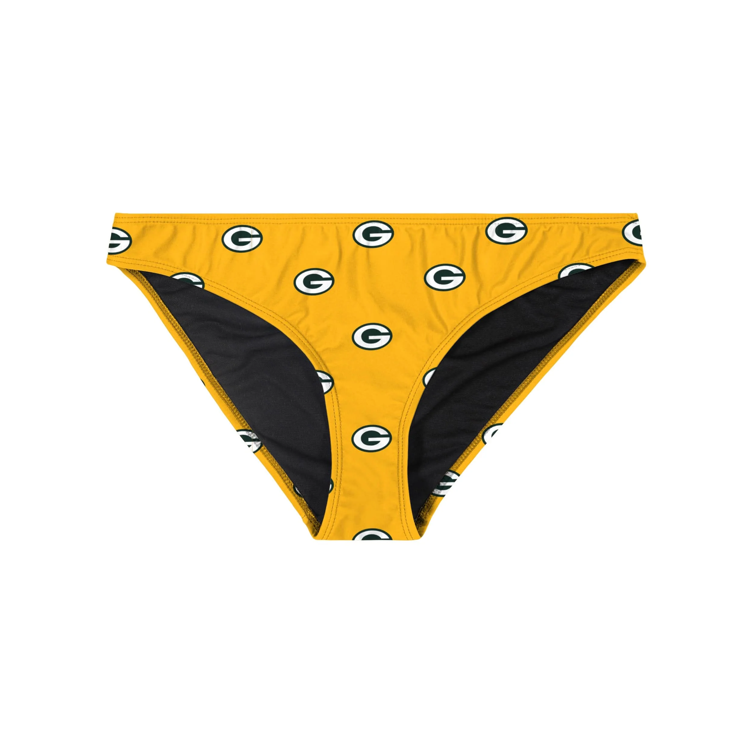 Green Bay Packers NFL Womens Mini Print Bikini Bottom - Image 2