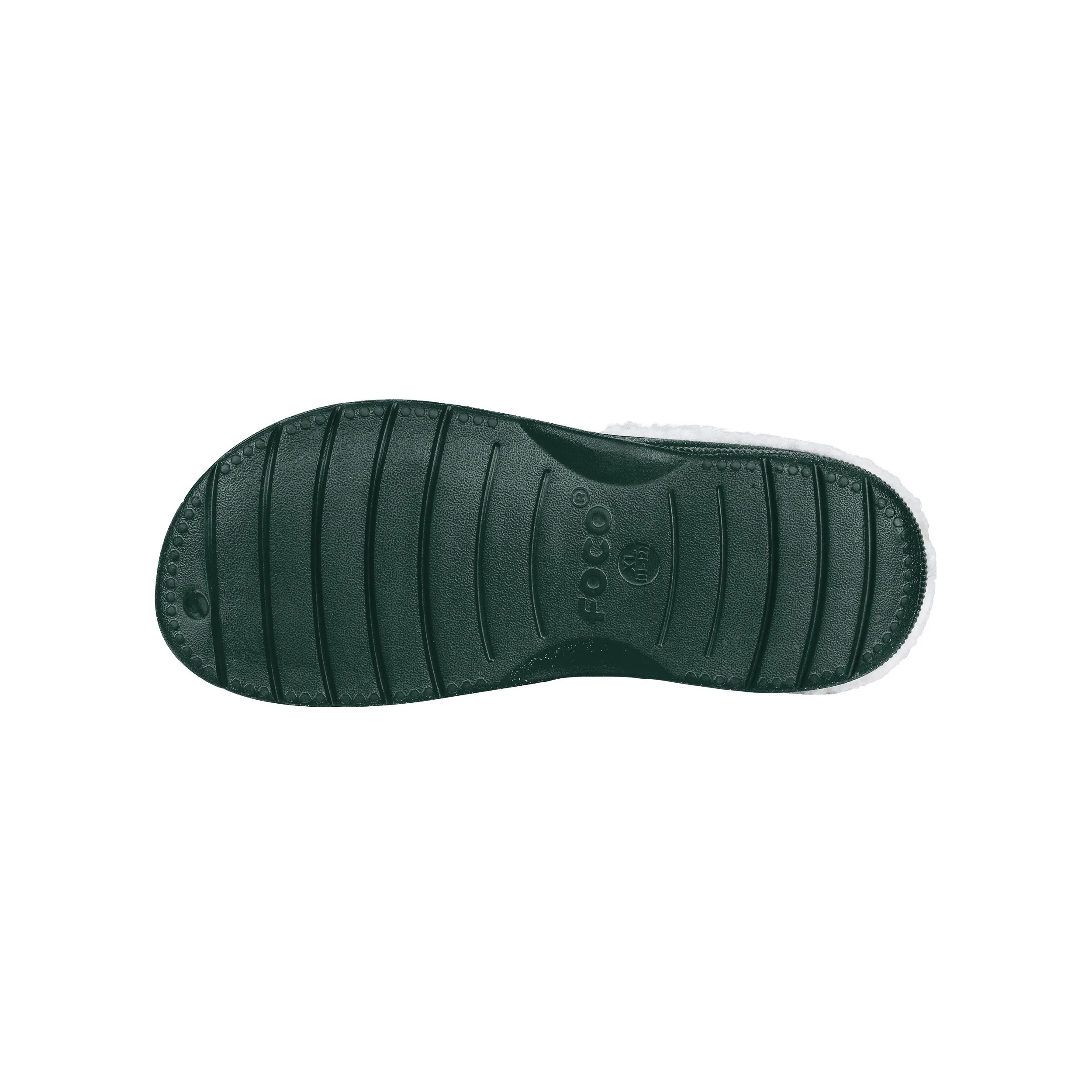 Green Bay Packers NFL Womens Sherpa Lined Glitter Clog - Image 5