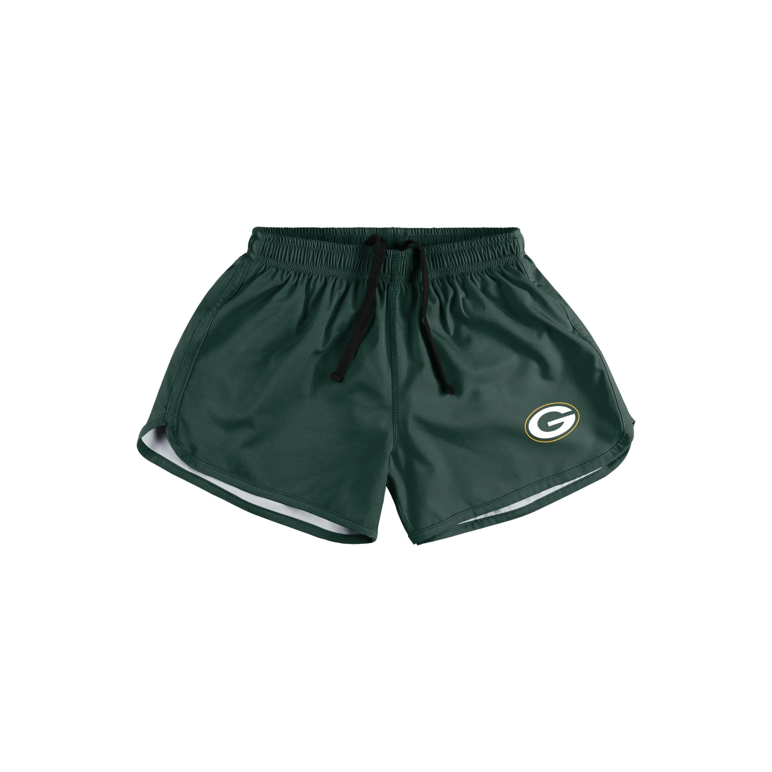 Green Bay Packers NFL Womens Solid Running Shorts - Image 3