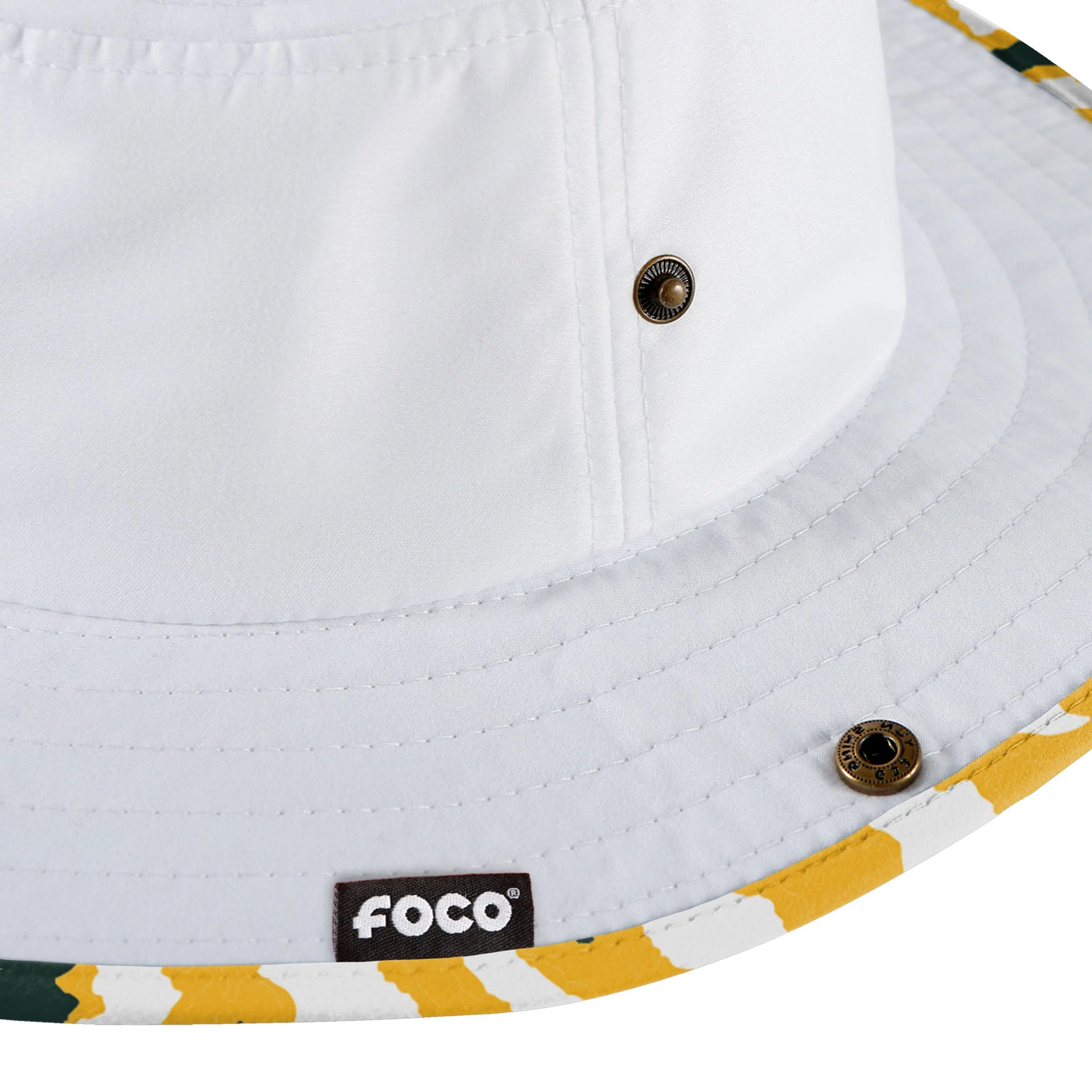 Green Bay Packers NFL Womens White Hybrid Boonie Hat - Image 3