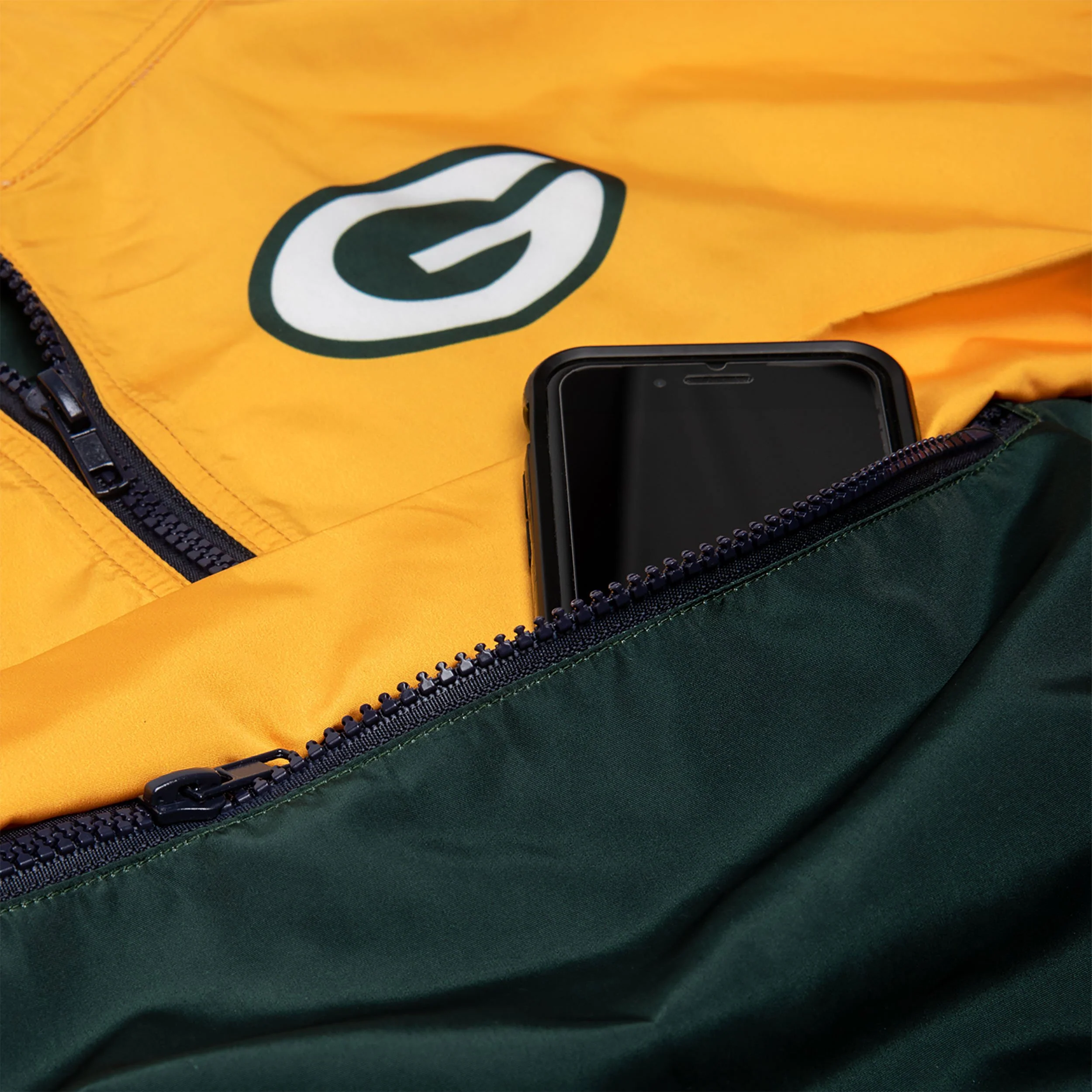 Green Bay Packers NFL Womens Winning Play Windbreaker - Image 3