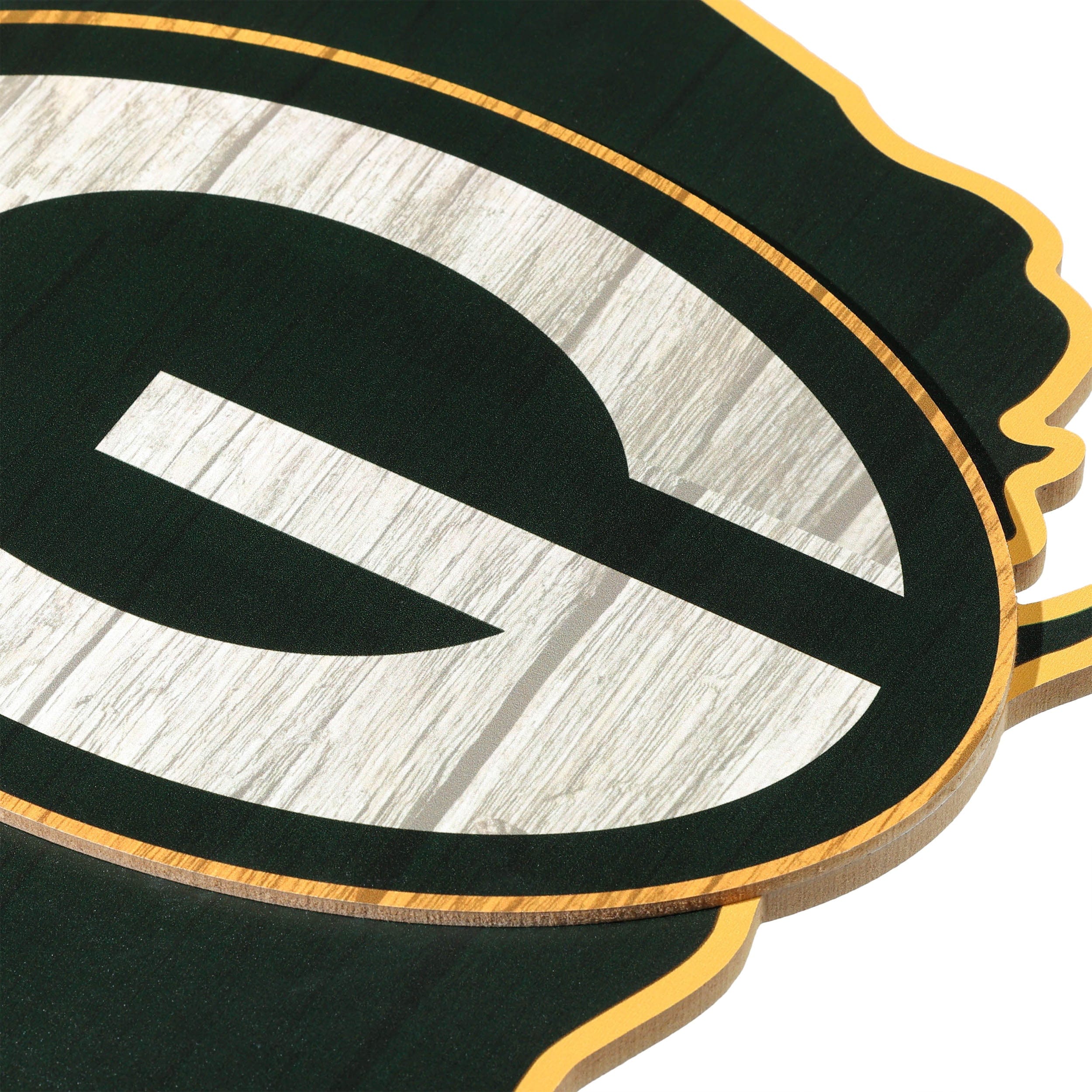 Green Bay Packers NFL Wood State Sign - Image 3