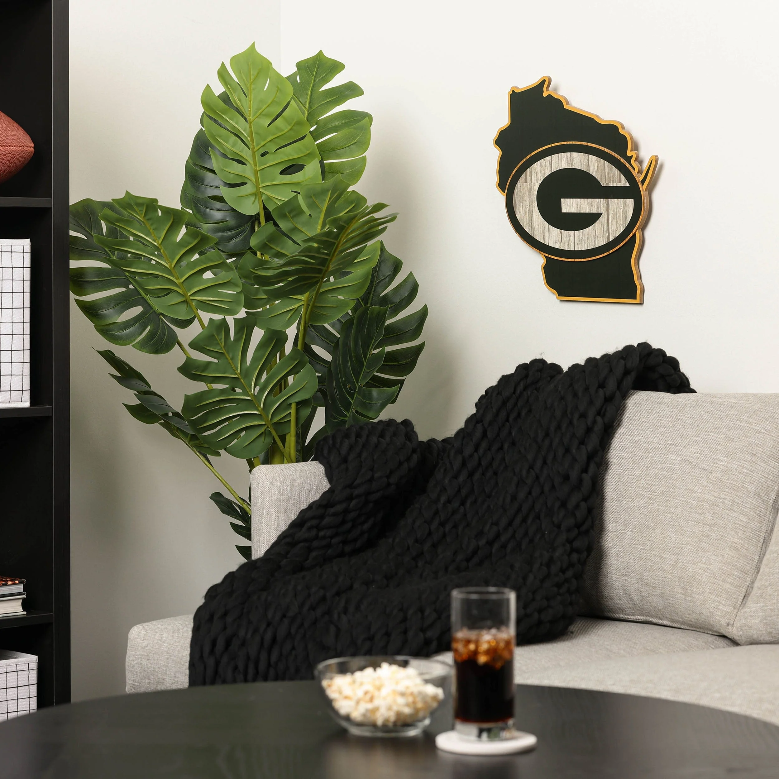 Green Bay Packers NFL Wood State Sign - Image 4