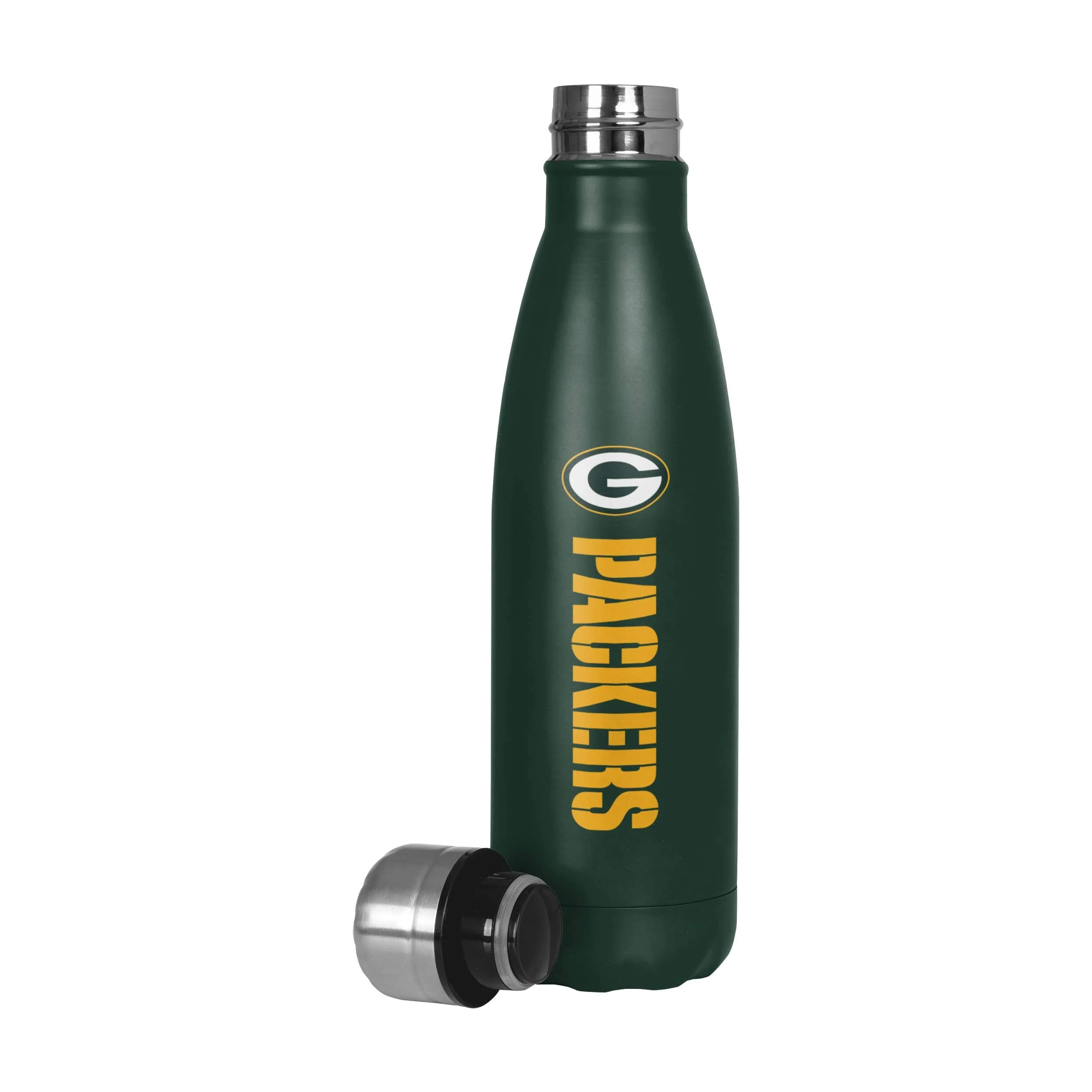 Green Bay Packers NFL Wordmark Chill Water Bottle - Image 2