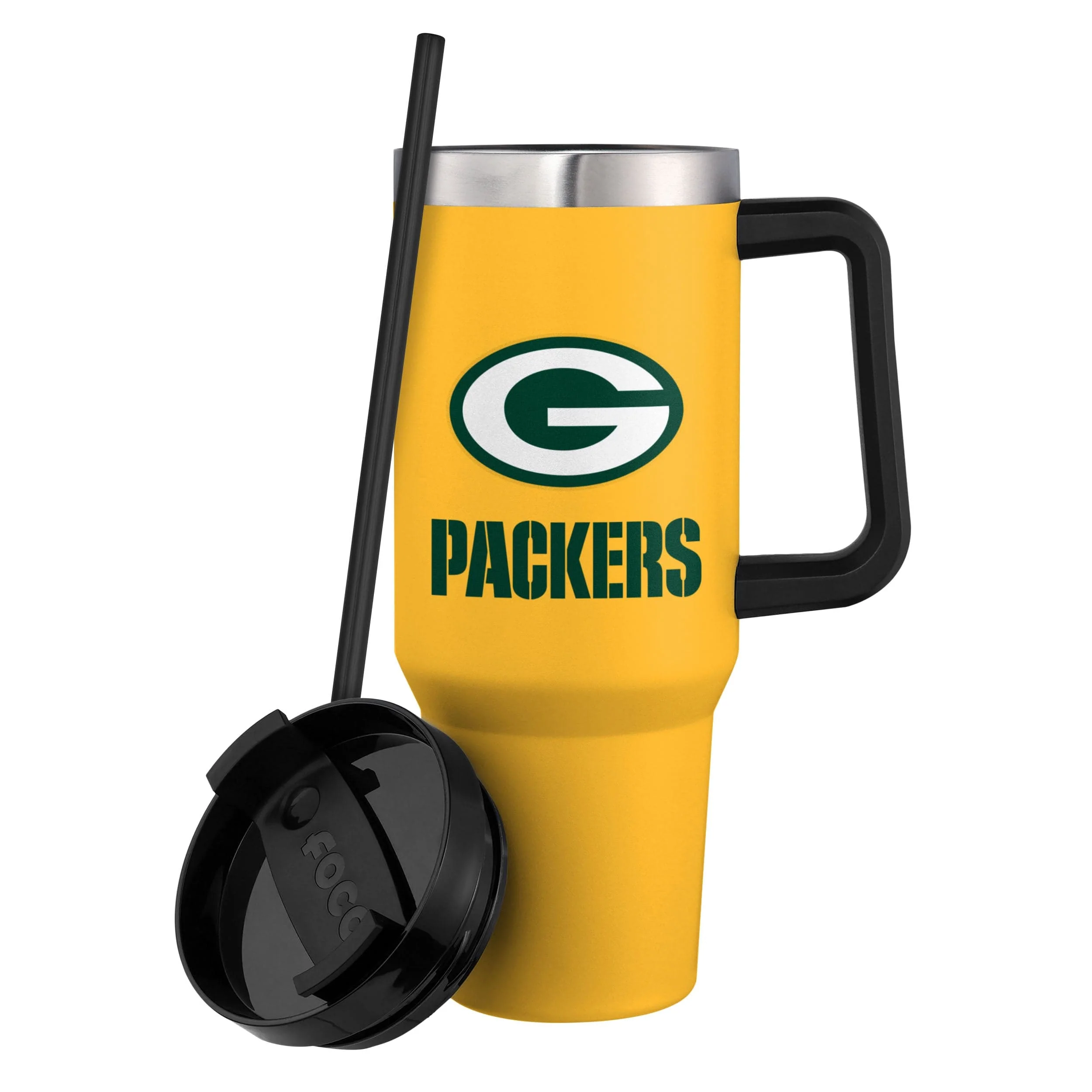 Green Bay Packers NFL Yellow 40 oz XL Tumbler - Image 3