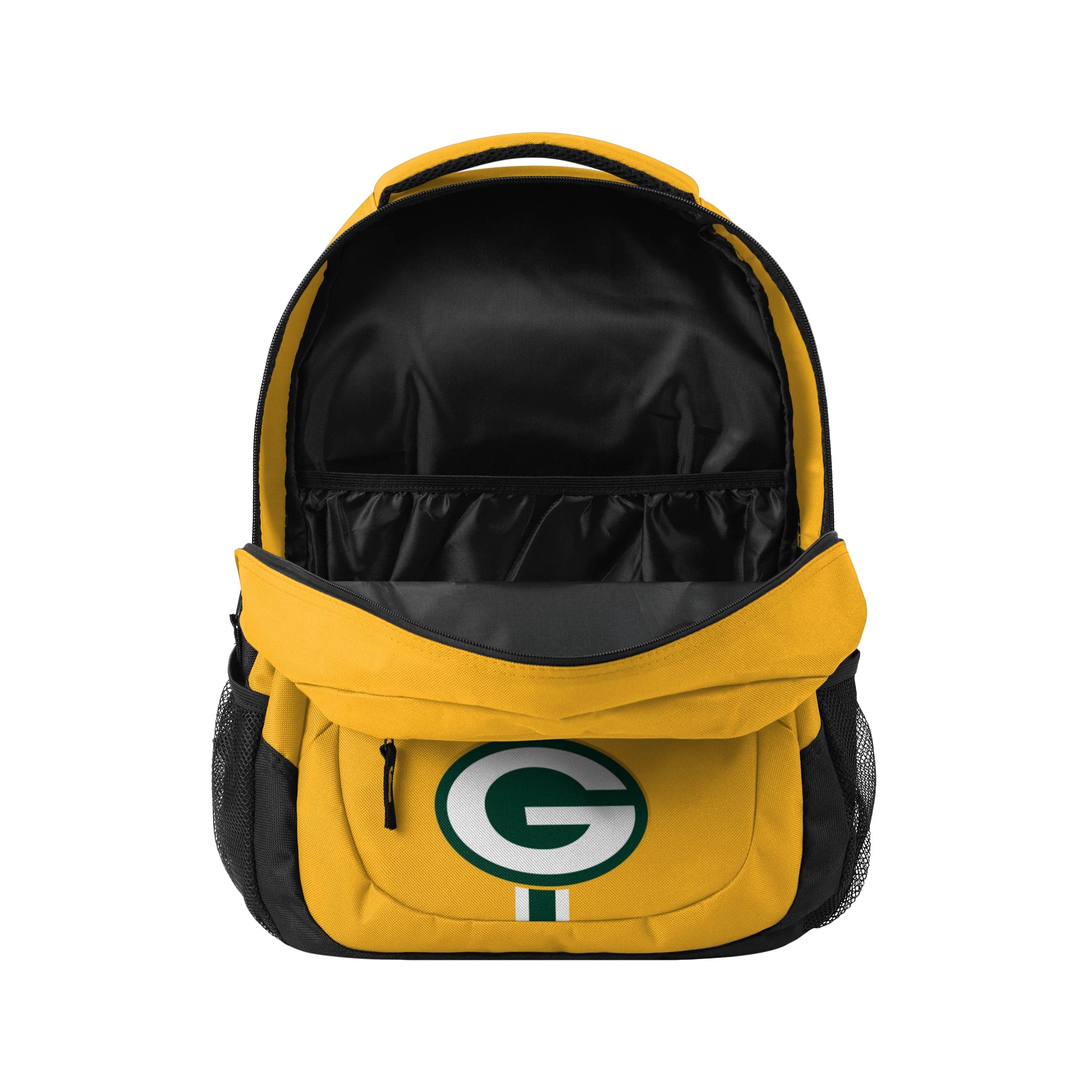 Green Bay Packers NFL Yellow Alternate Color Action Backpack - Image 3