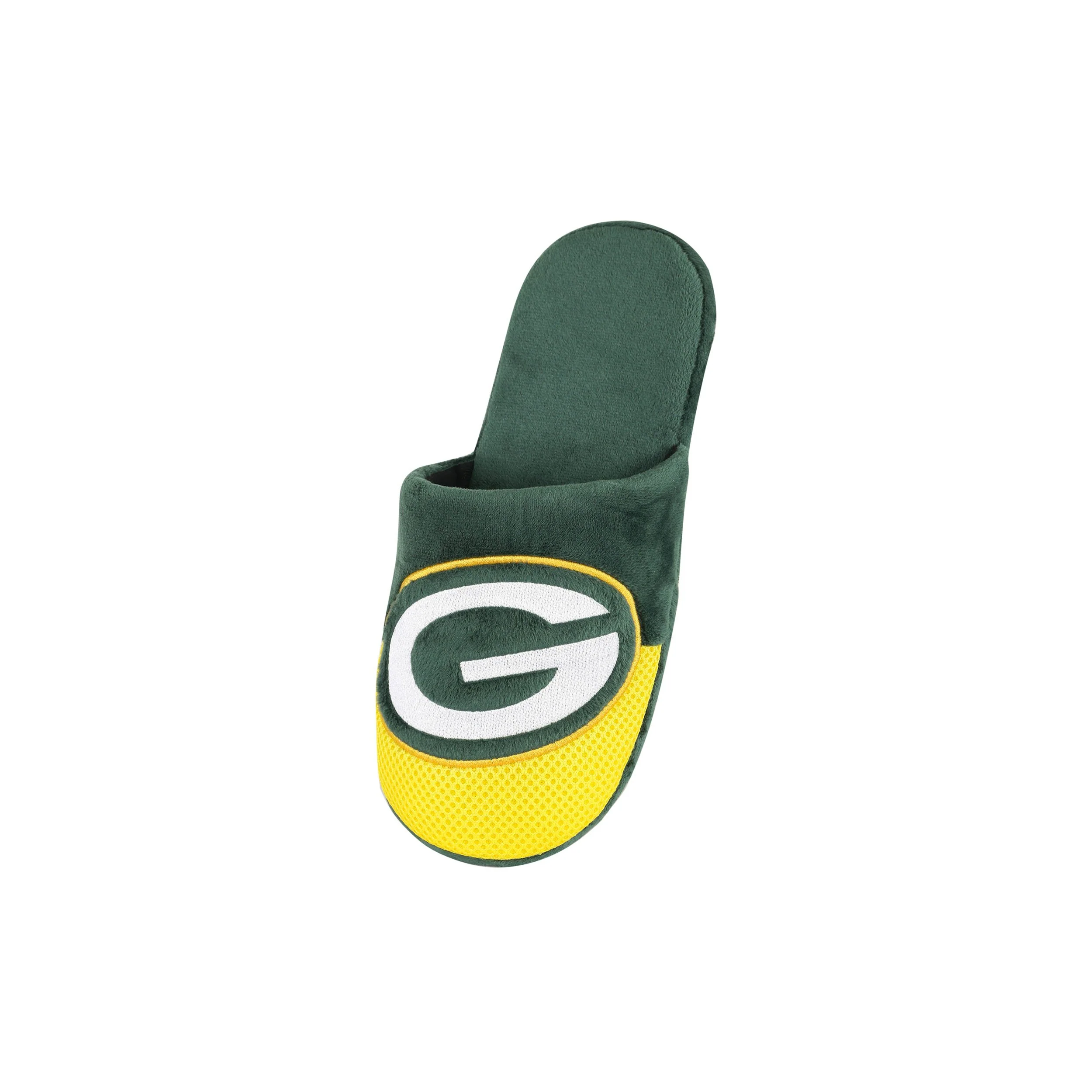 Green Bay Packers NFL Youth Logo Staycation Slippers - Image 3