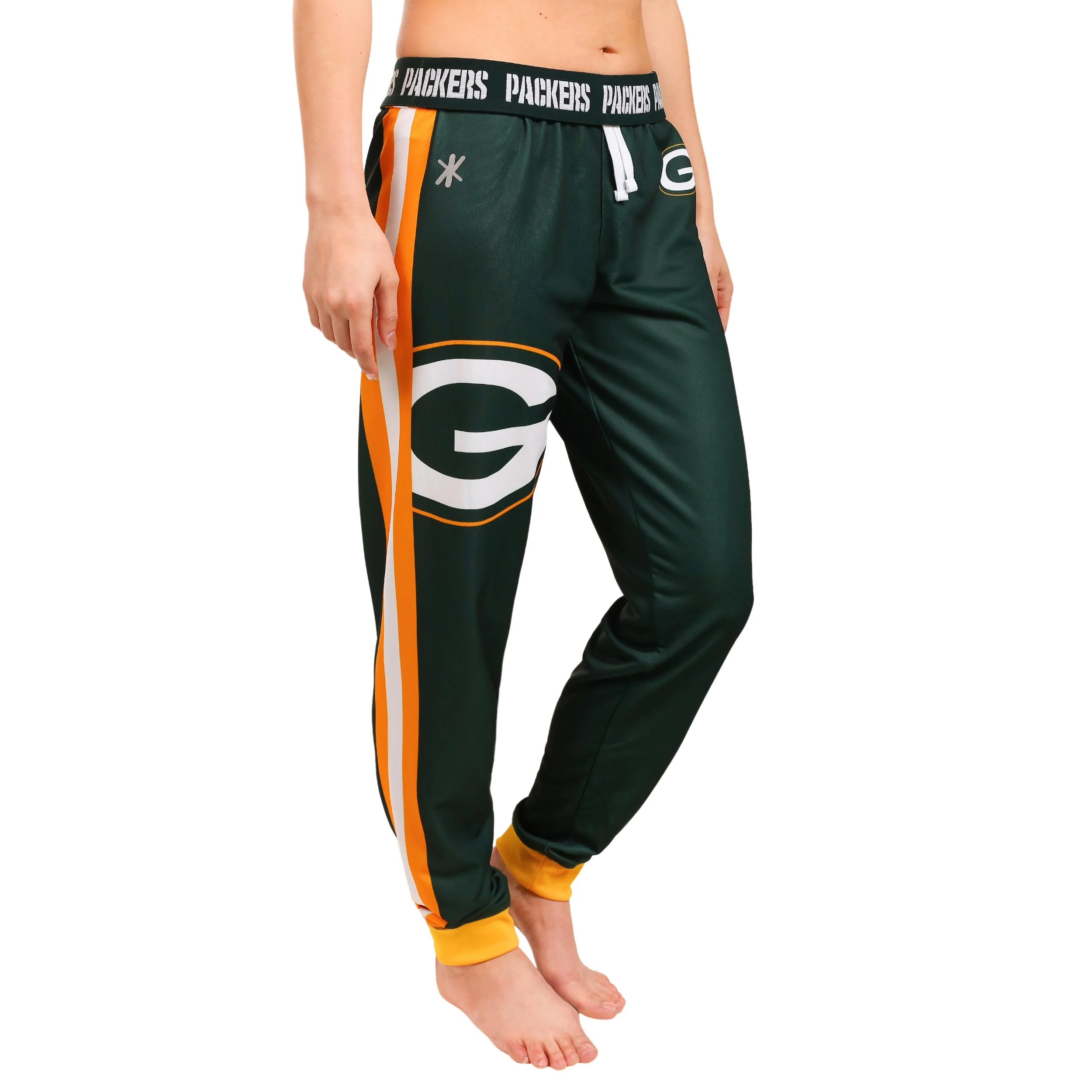 Green Bay Packers Polyfleece Womens Jogger Pants - Image 2