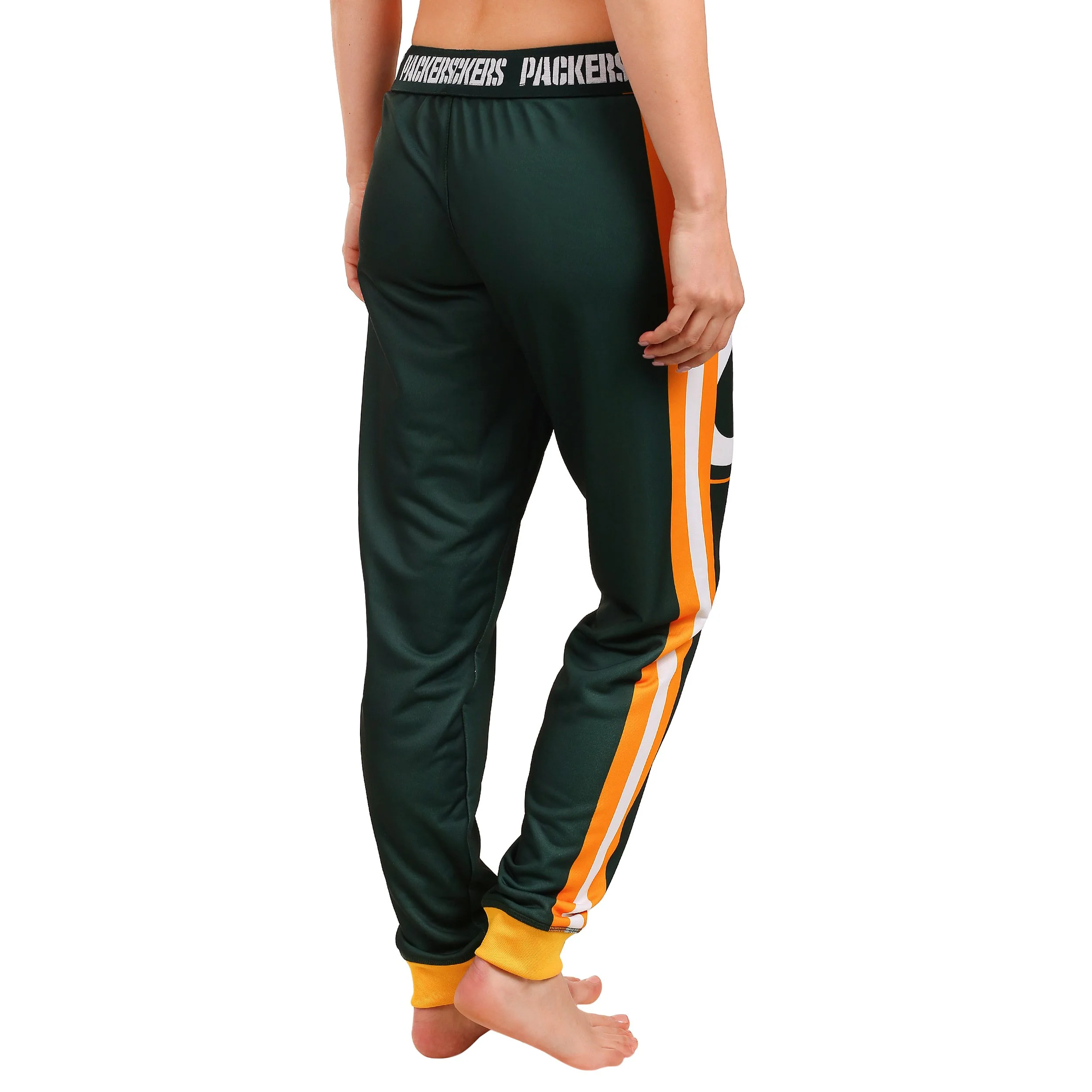 Green Bay Packers Polyfleece Womens Jogger Pants - Image 4