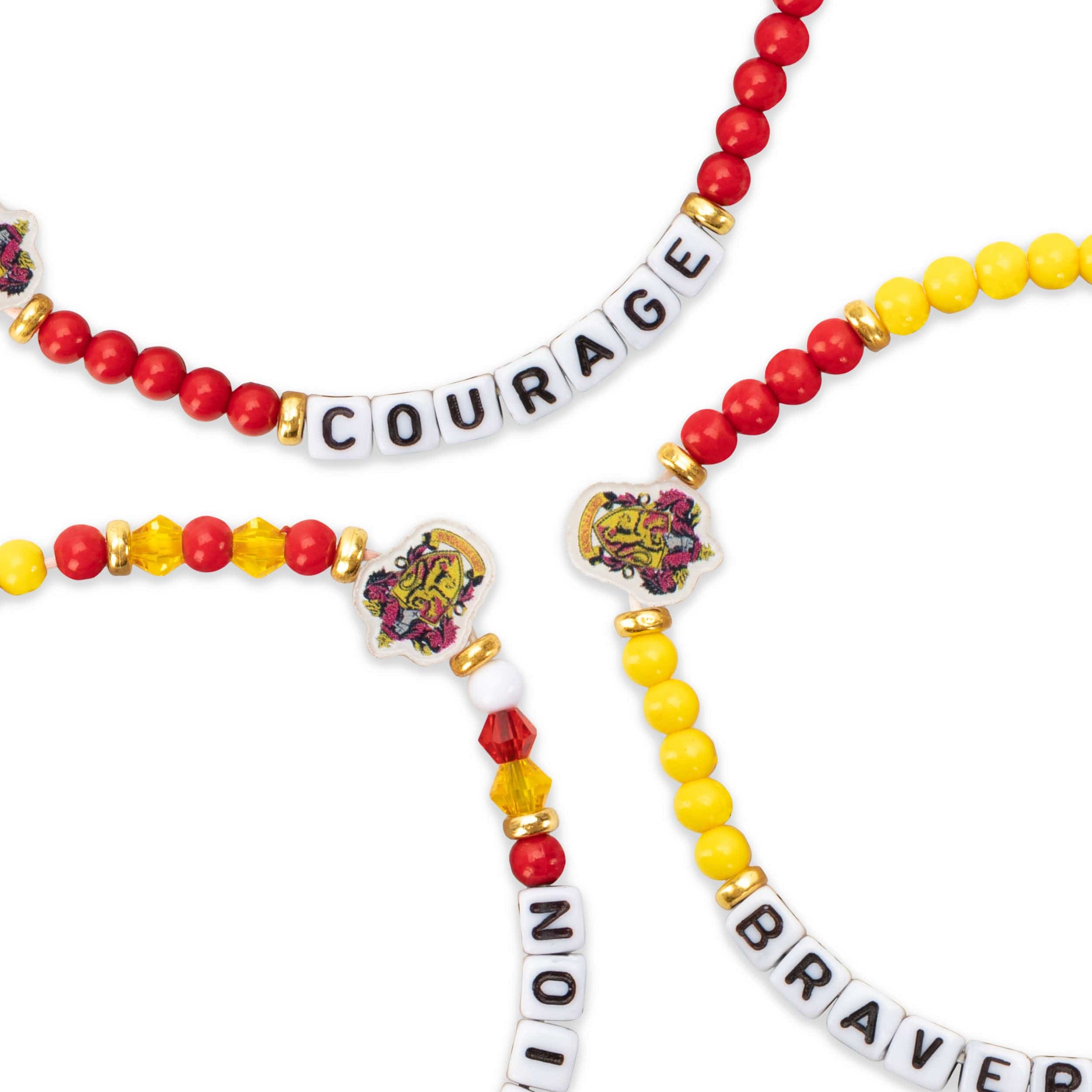 Gryffindor Harry Potter 3 Pack Friendship Bracelet - Image 2