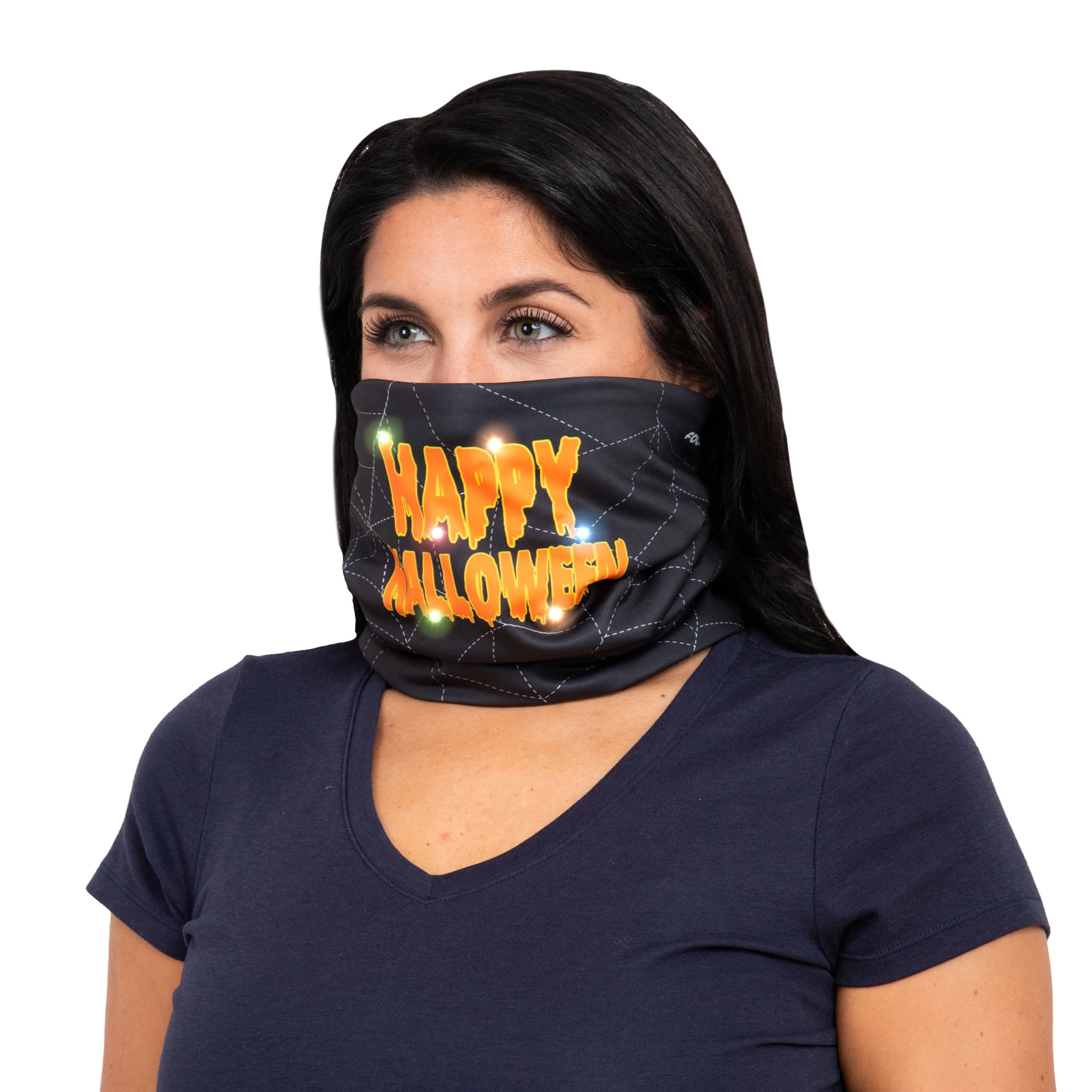 Happy Halloween Light Up Gaiter Scarf - Image 3