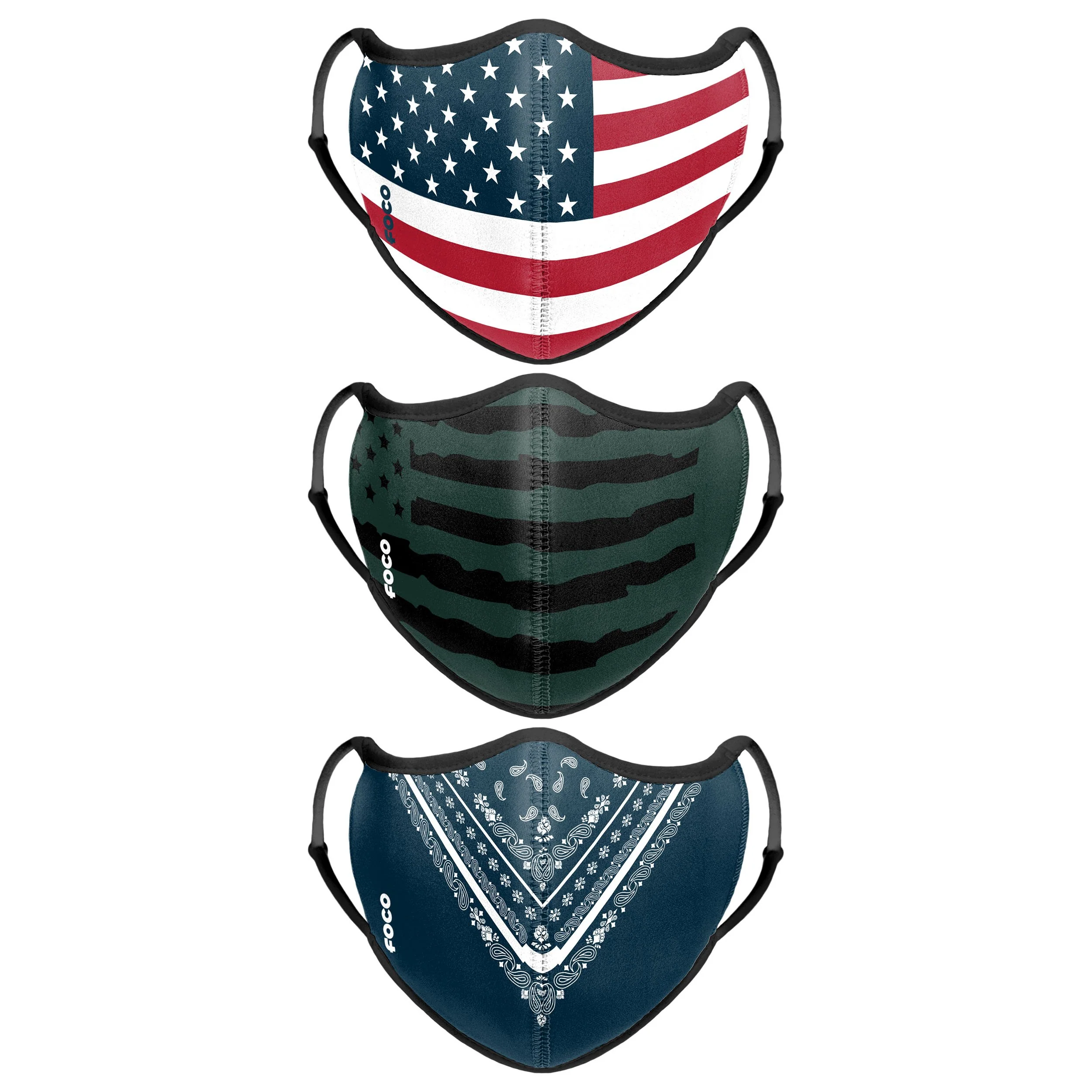 Homeland Sport 3 Pack Face Cover
