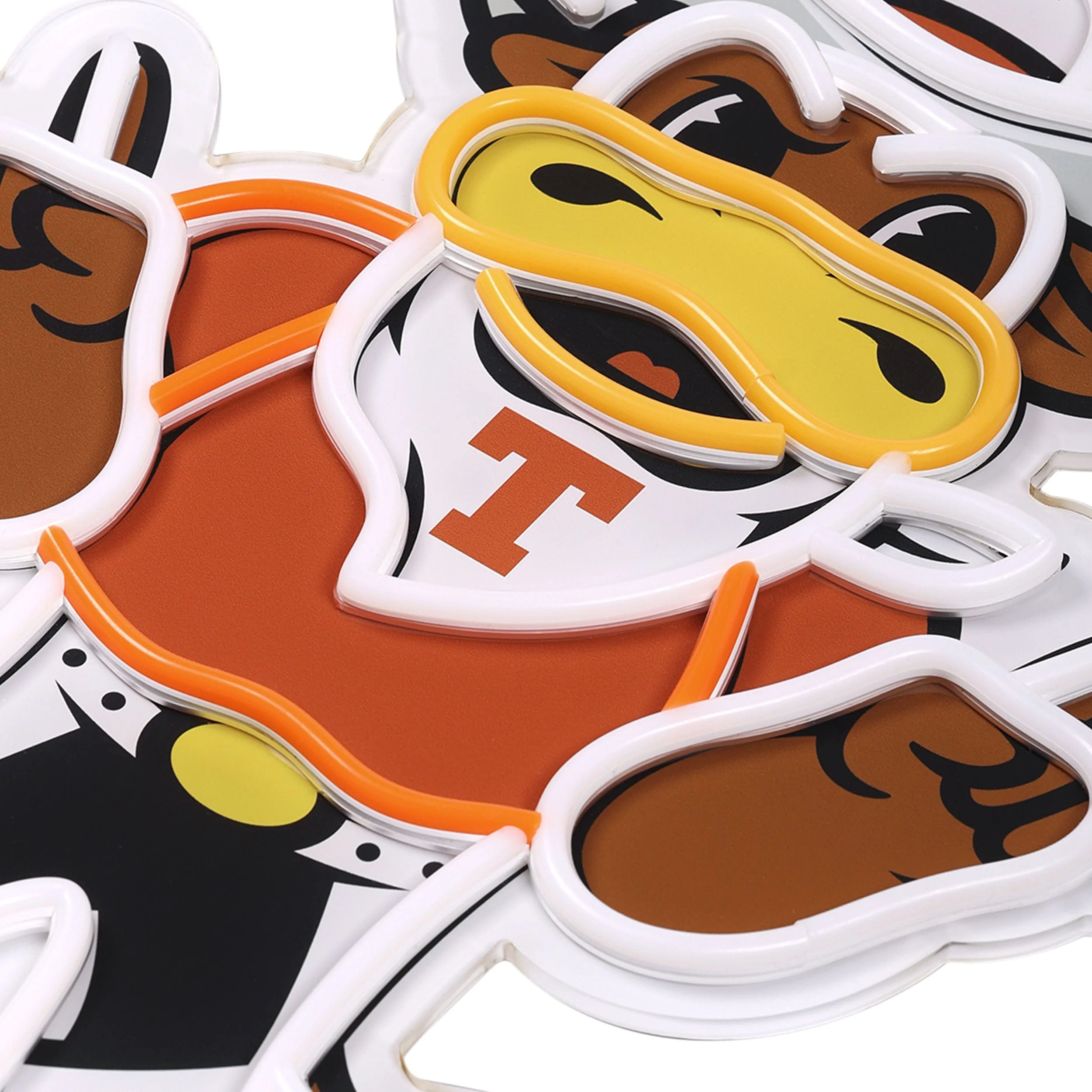 Hook 'Em Texas Longhorn LED Neon Light Up Mascot Sign - Image 4