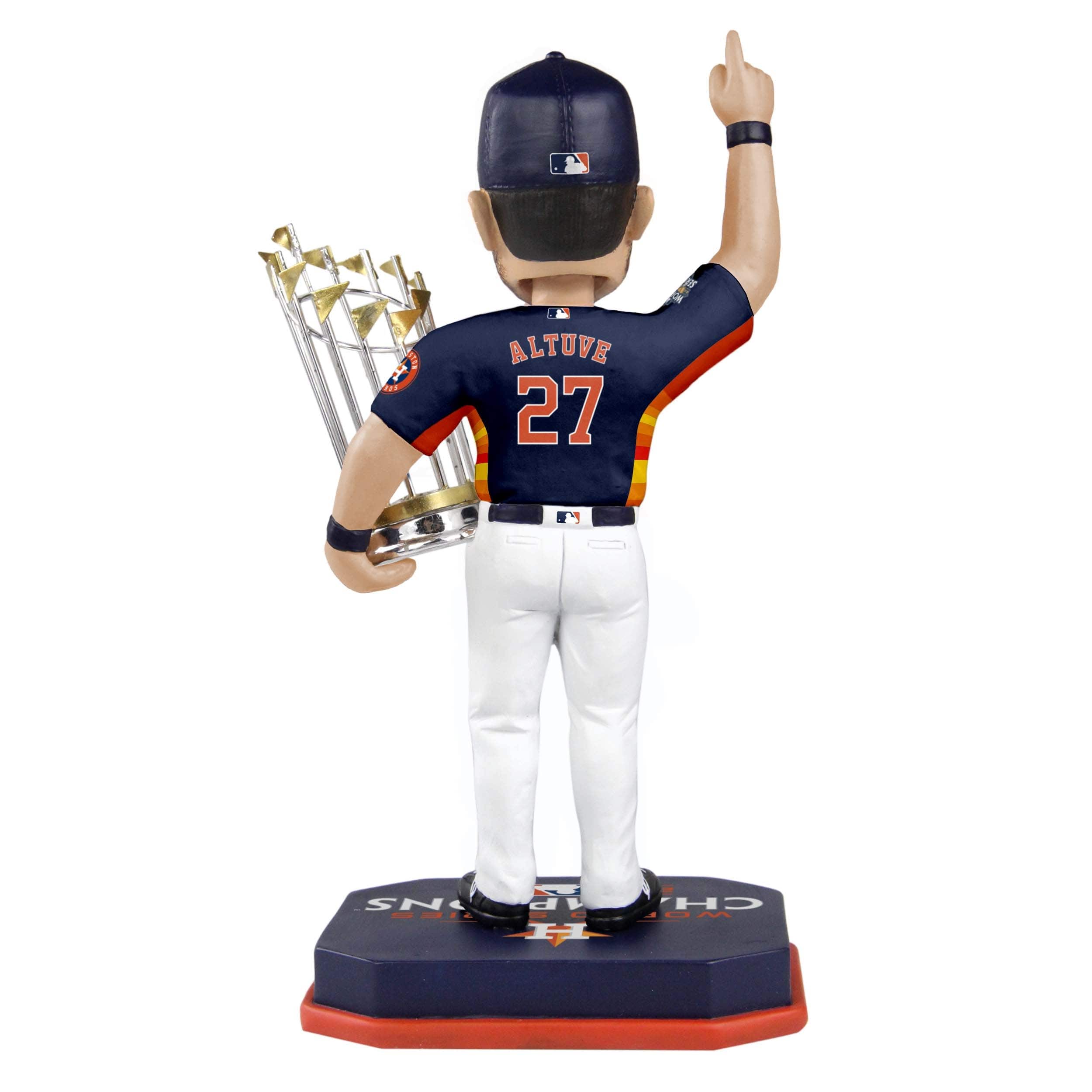 Houston Astros MLB 2022 World Series Champions Jose Altuve Navy Blue Uniform Bobblehead - Image 2
