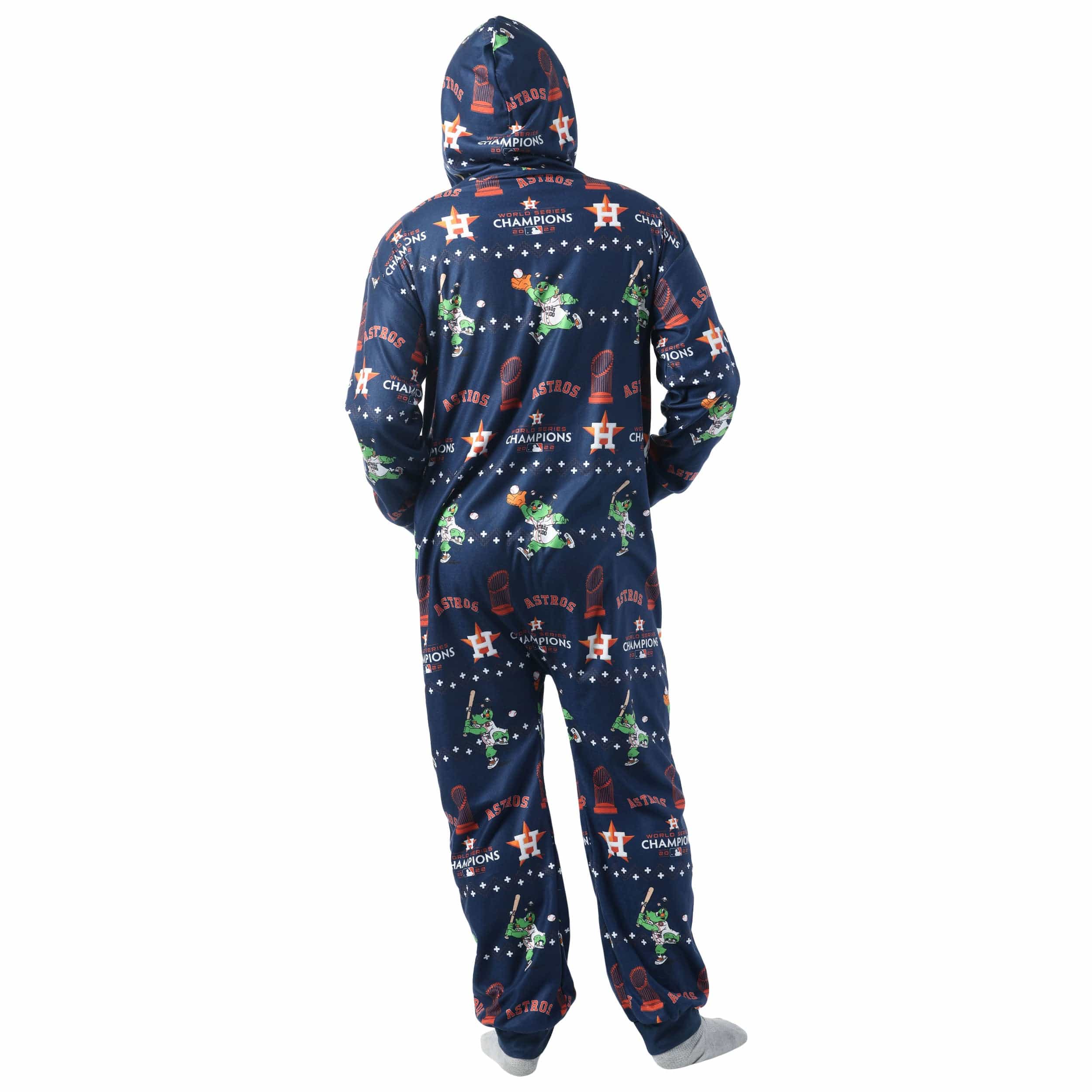 Houston Astros MLB 2022 World Series Champions One Piece Pajama - Image 2