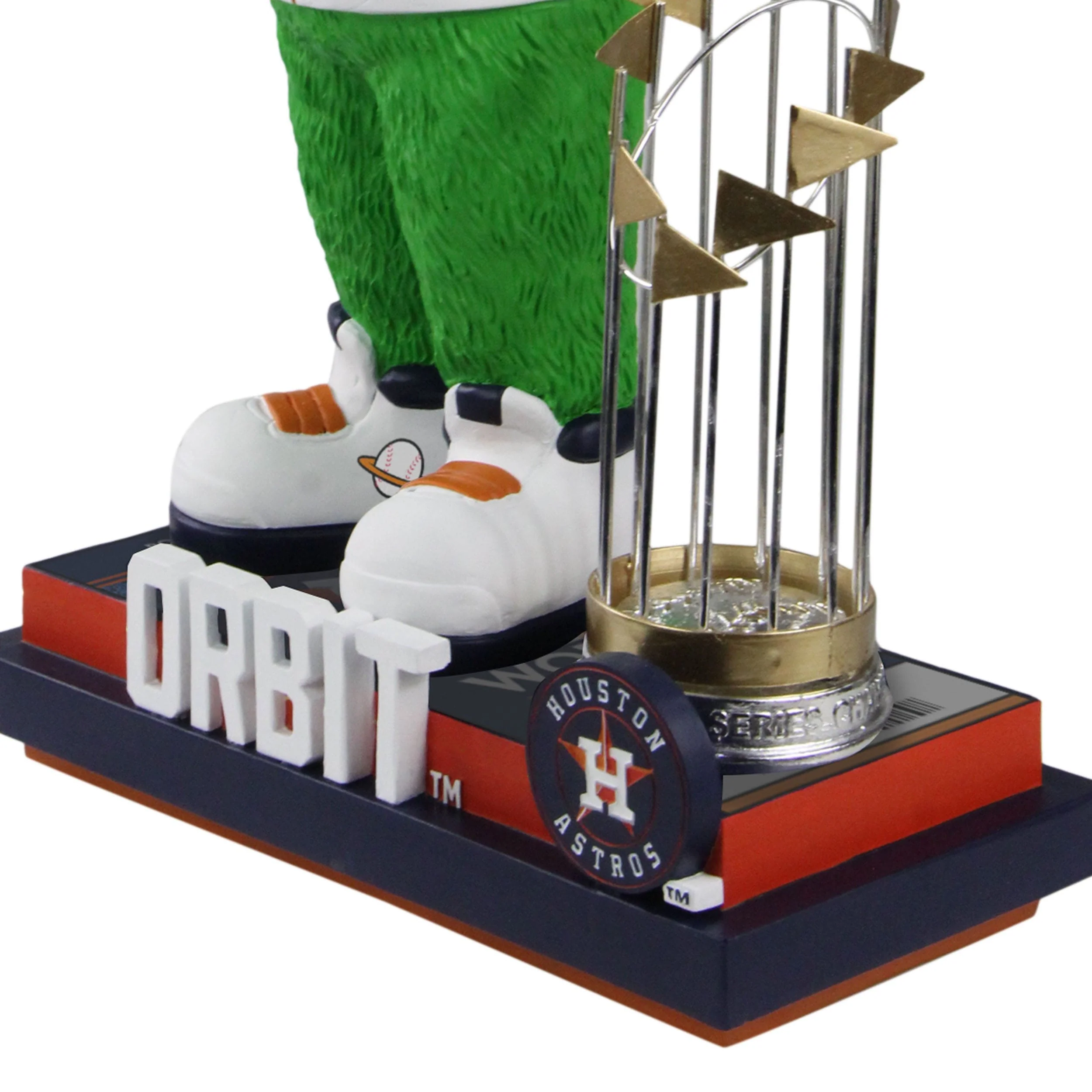Houston Astros MLB 2022 World Series Champions Orbit 18 in Mascot Bobblehead - Image 3