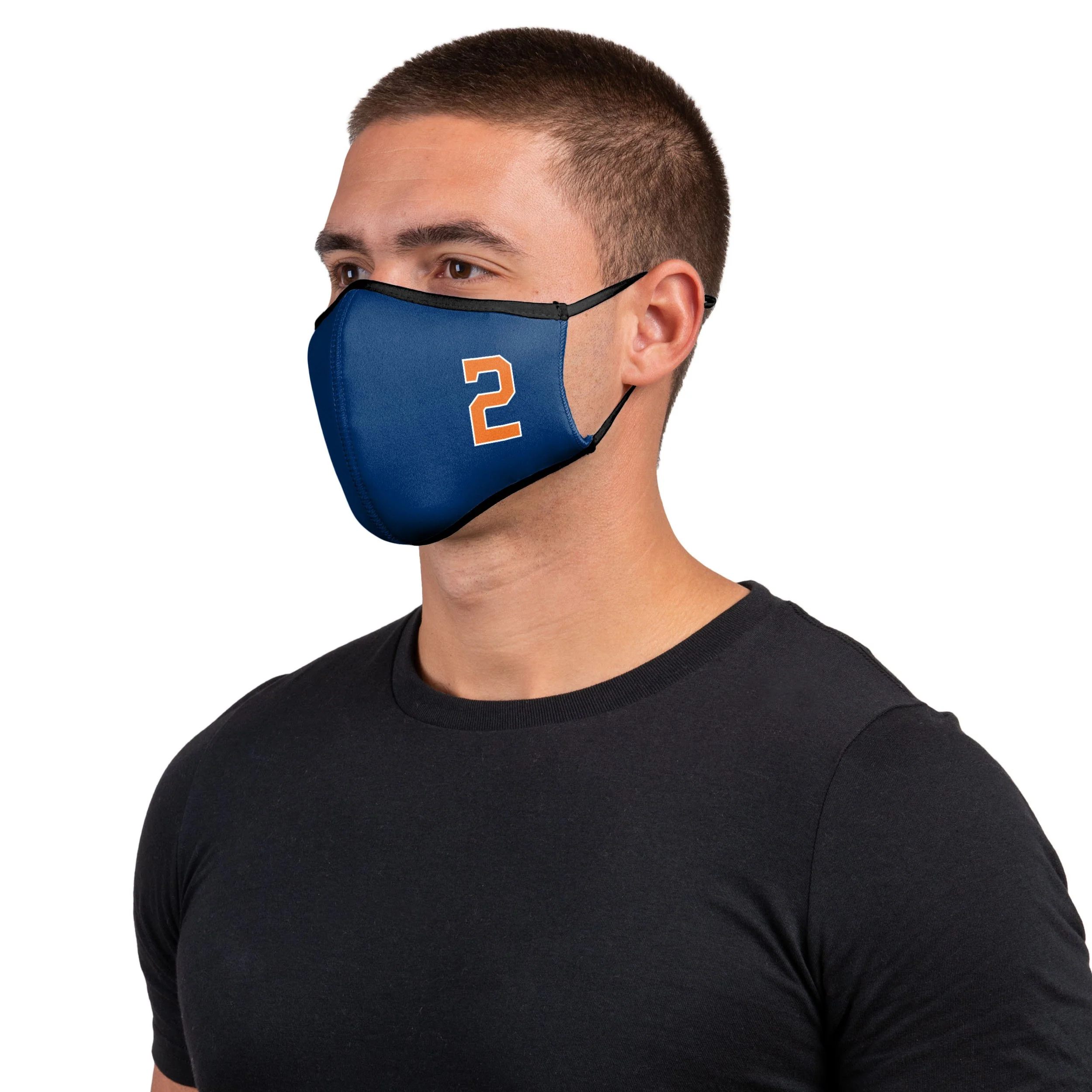 Houston Astros MLB Alex Bregman On-Field Adjustable Navy Sport Face Cover - Image 2