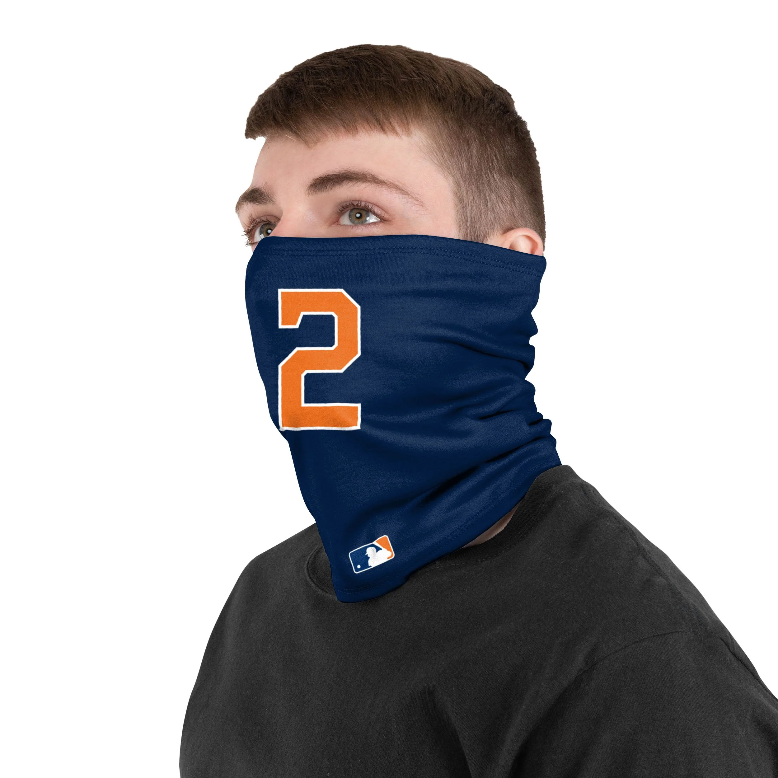 Houston Astros MLB Alex Bregman On-Field Navy UV Gaiter Scarf - Image 3