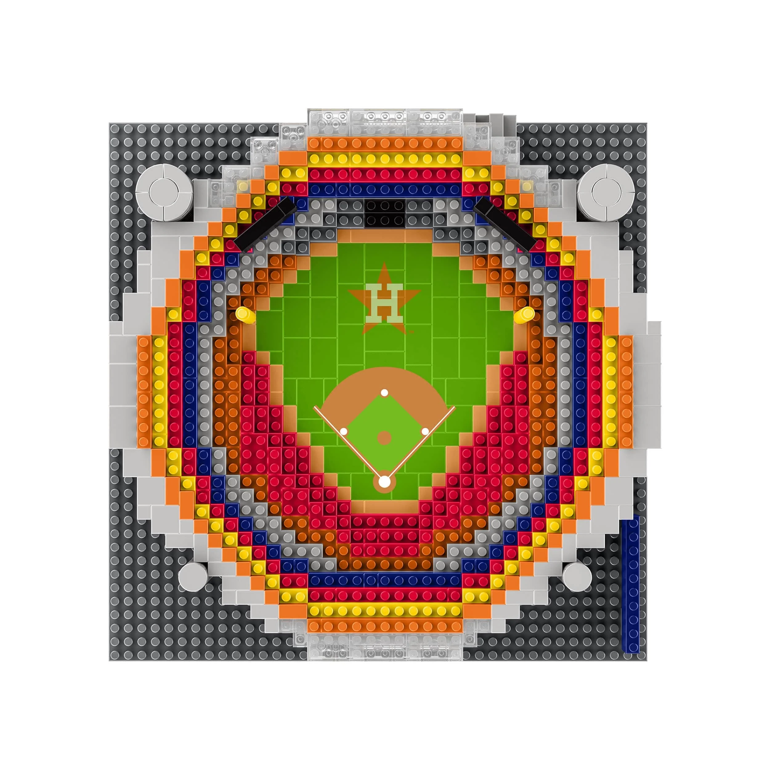 Houston Astros MLB Astrodome Retro Mini BRXLZ Stadium - Image 7