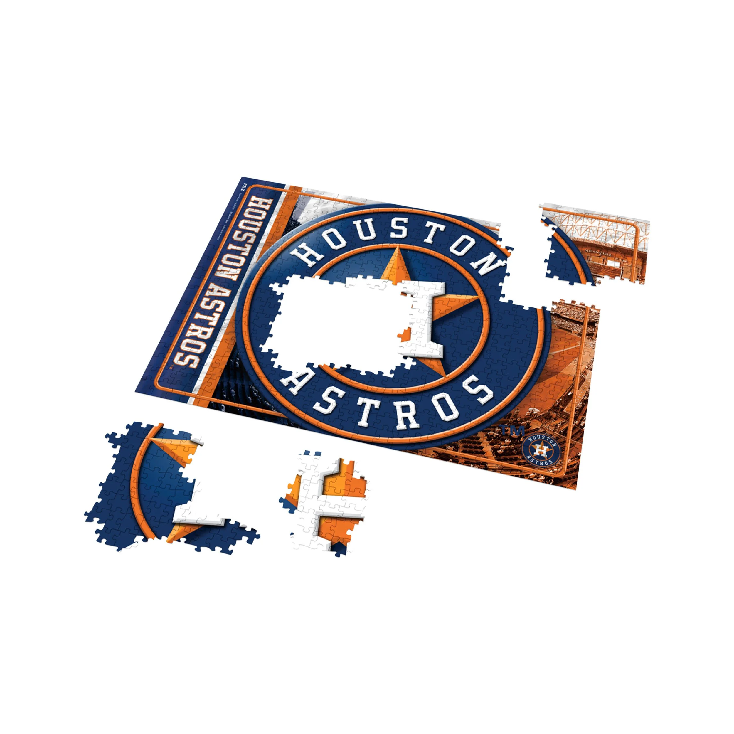 Houston Astros MLB Big Logo 500 Piece Jigsaw Puzzle PZLZ - Image 3