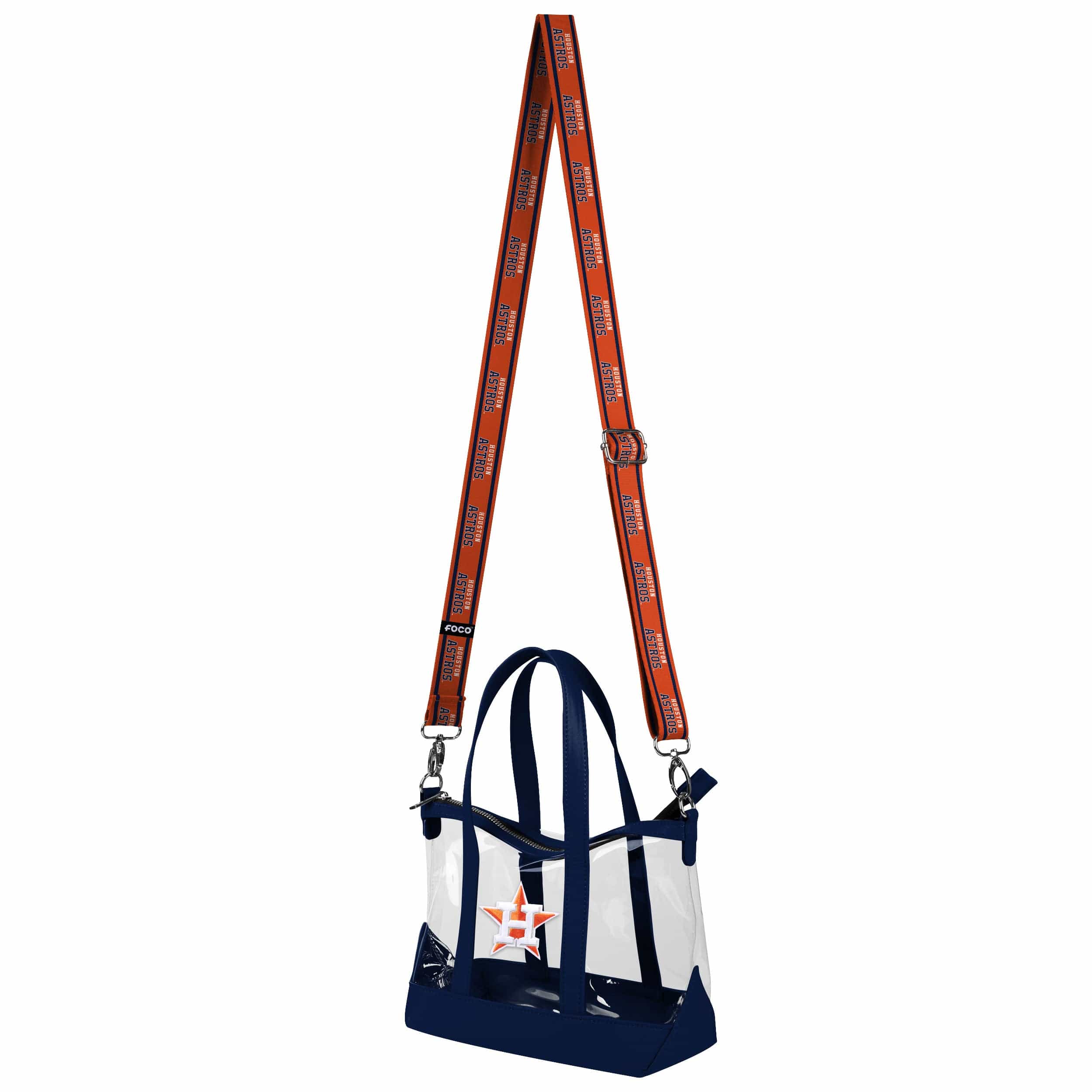 Houston Astros MLB Clear Crossbody Mini Tote Bag - Image 2