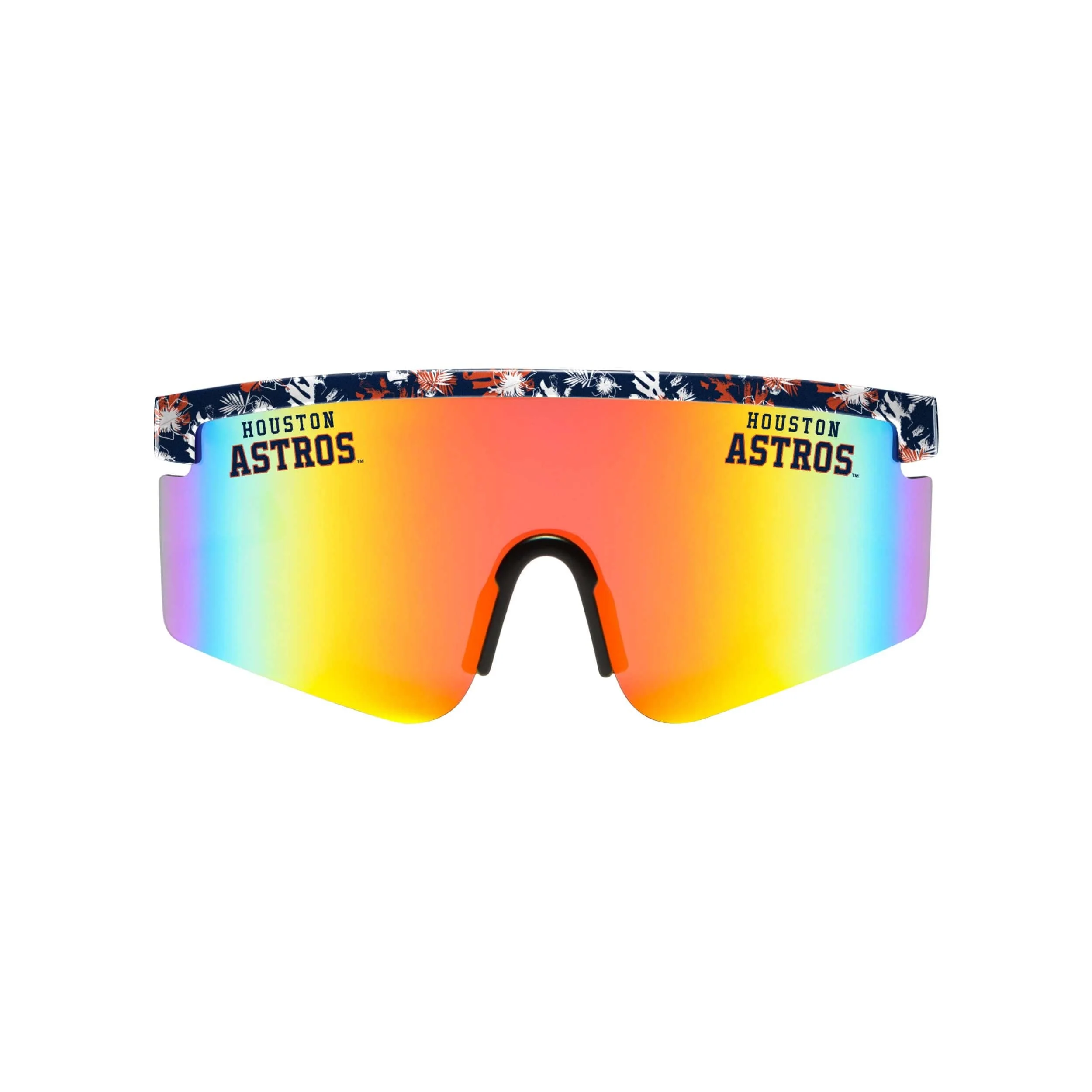 Houston Astros MLB Floral Large Frame Sunglasses - Image 2