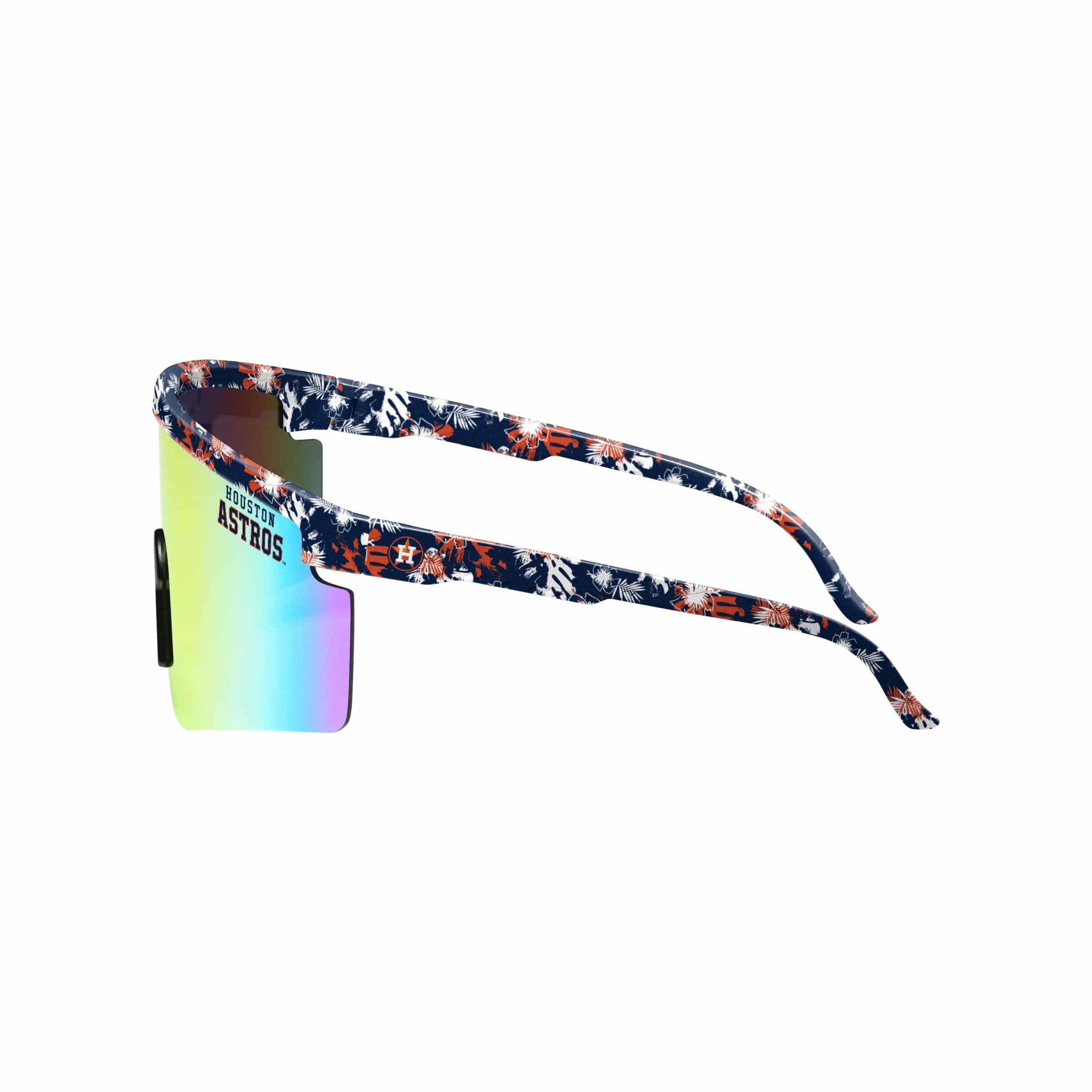 Houston Astros MLB Floral Large Frame Sunglasses - Image 3