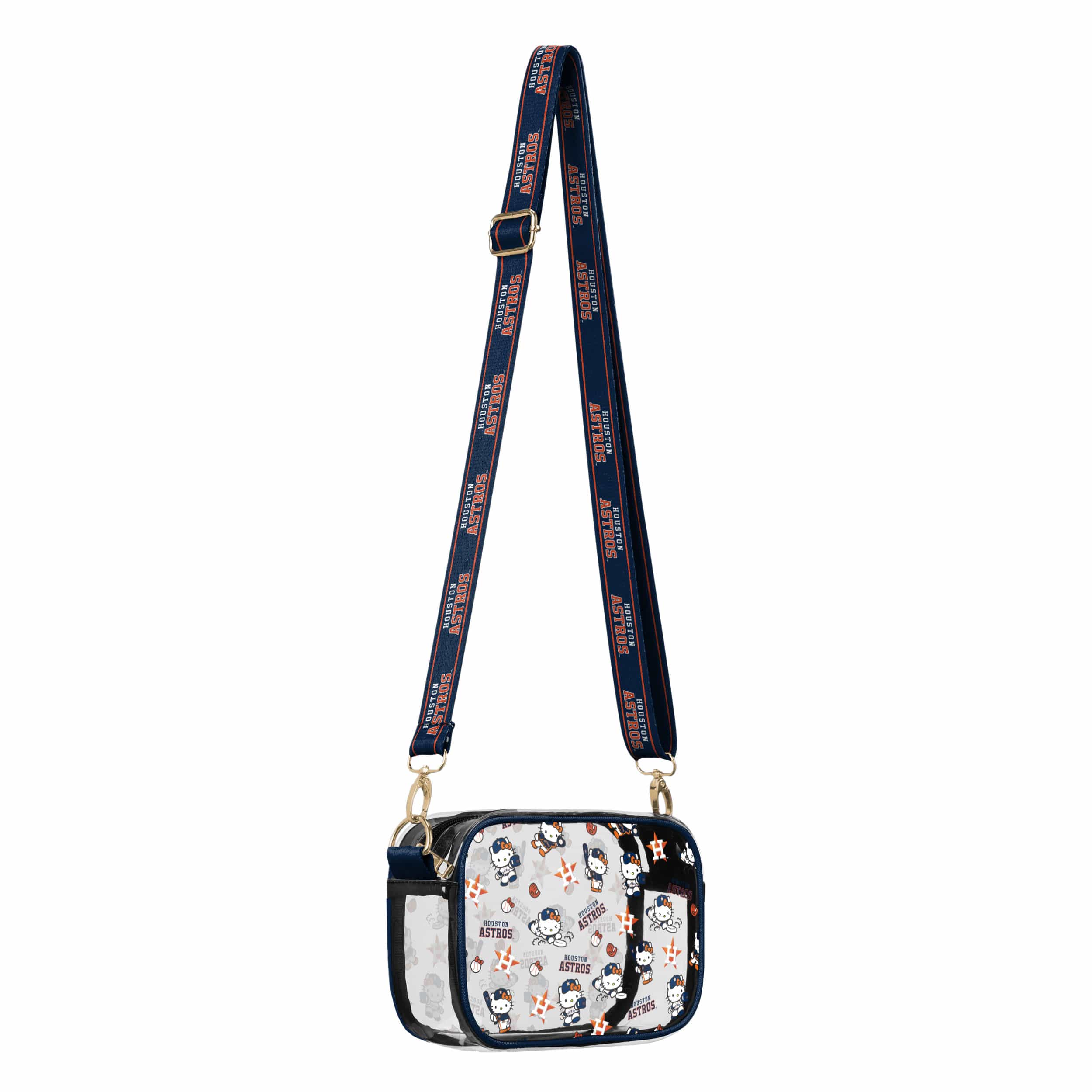 Houston Astros MLB Hello Kitty® Clear Crossbody Bag (PREORDER - SHIPS MID JUNE) - Image 2