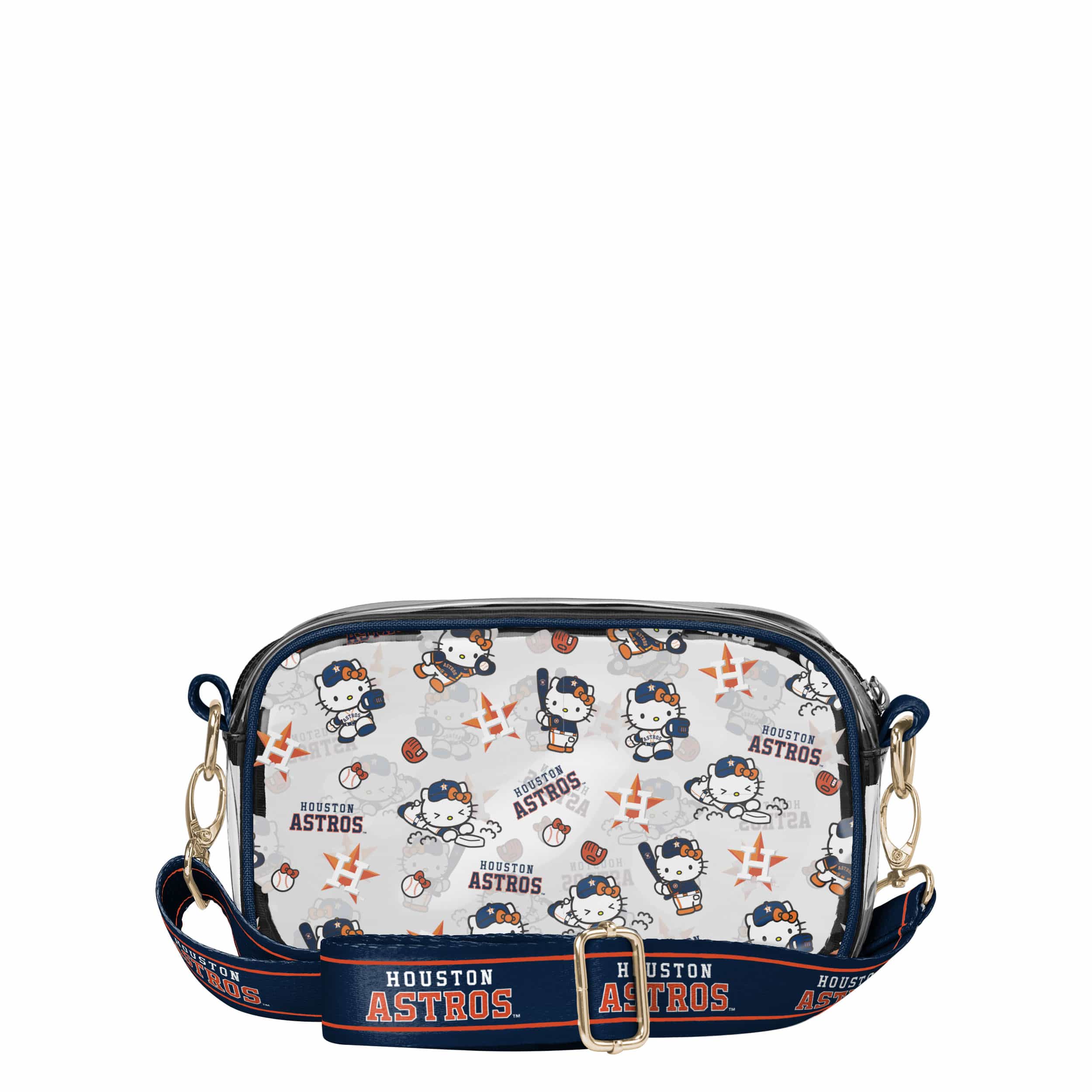 Houston Astros MLB Hello Kitty® Clear Crossbody Bag (PREORDER - SHIPS MID JUNE) - Image 5